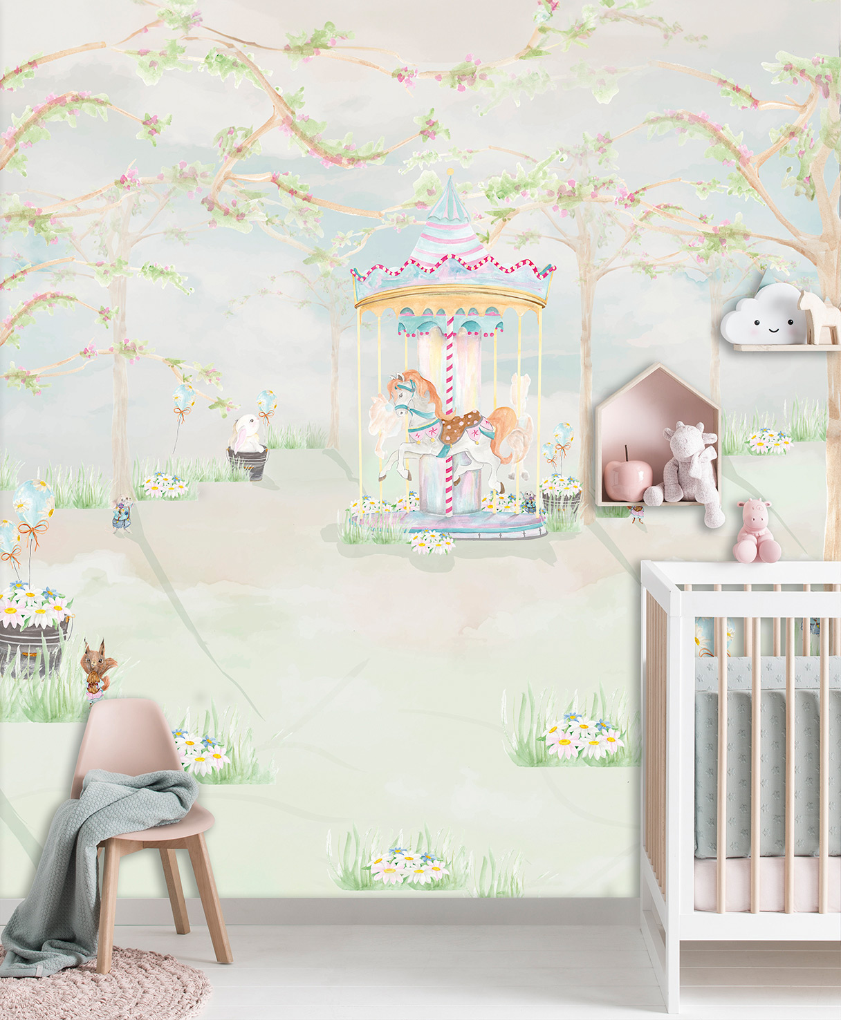 Decoprint Fototapete Cute Walls Karussel CW61111