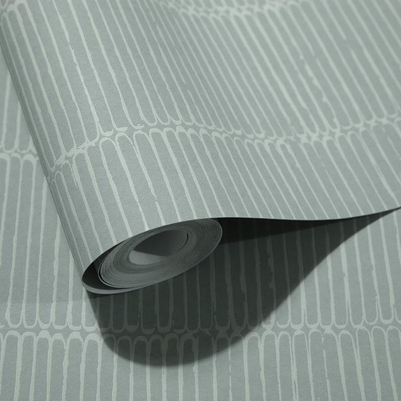 Hohenberger Vliestapete Chalk Beams in Order Celadon 65500