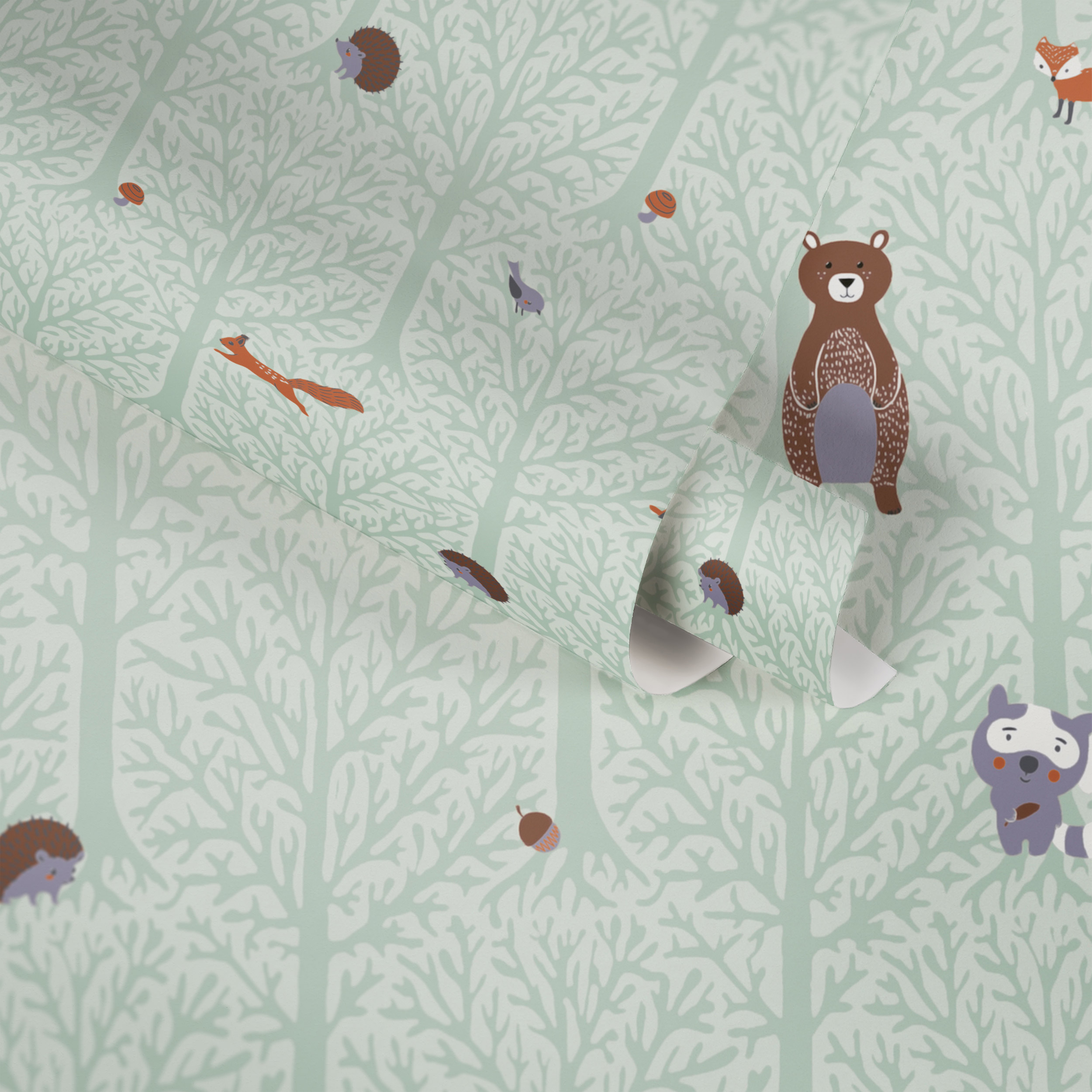 AS Vliestapete Little Love Waldtapete Tiere 381192