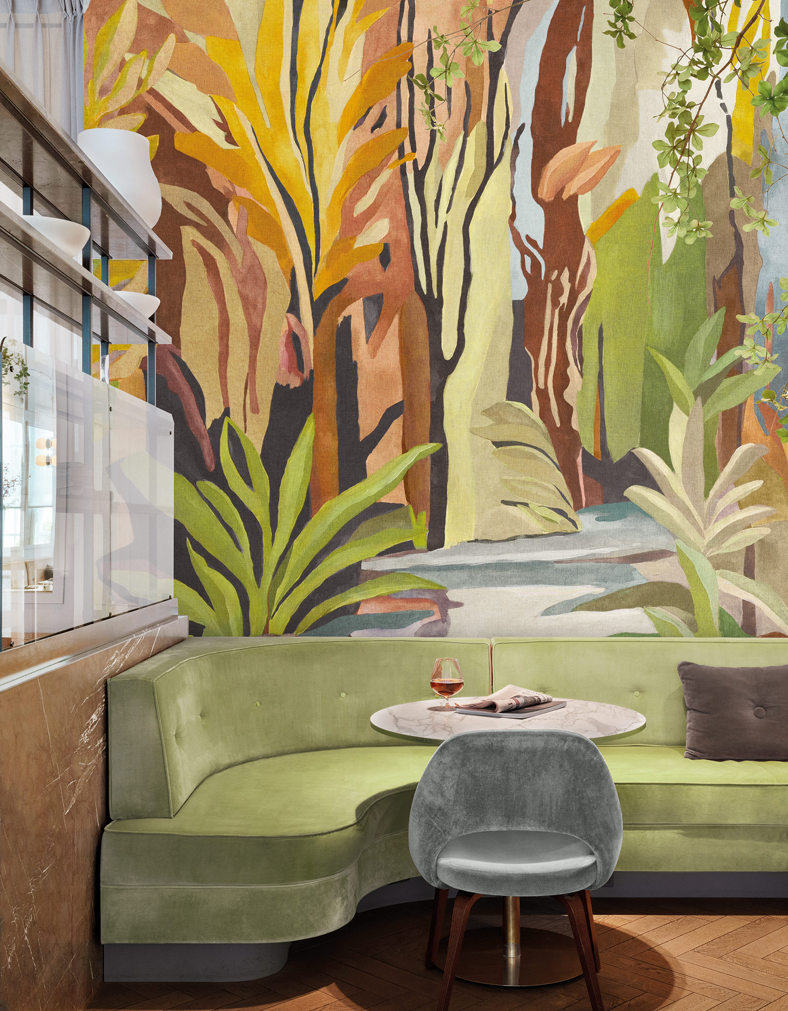 Masureel Fototapete Panel Ray Taiga Jungle DGRAY2021260