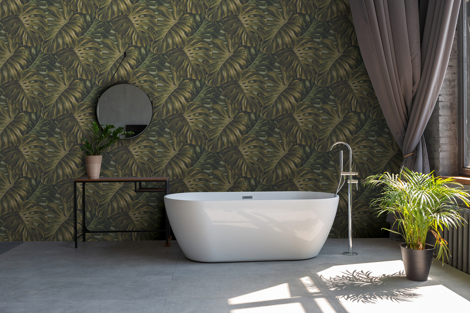 AS Vliestapete PintWalls II Palmenblätter Grün 397011