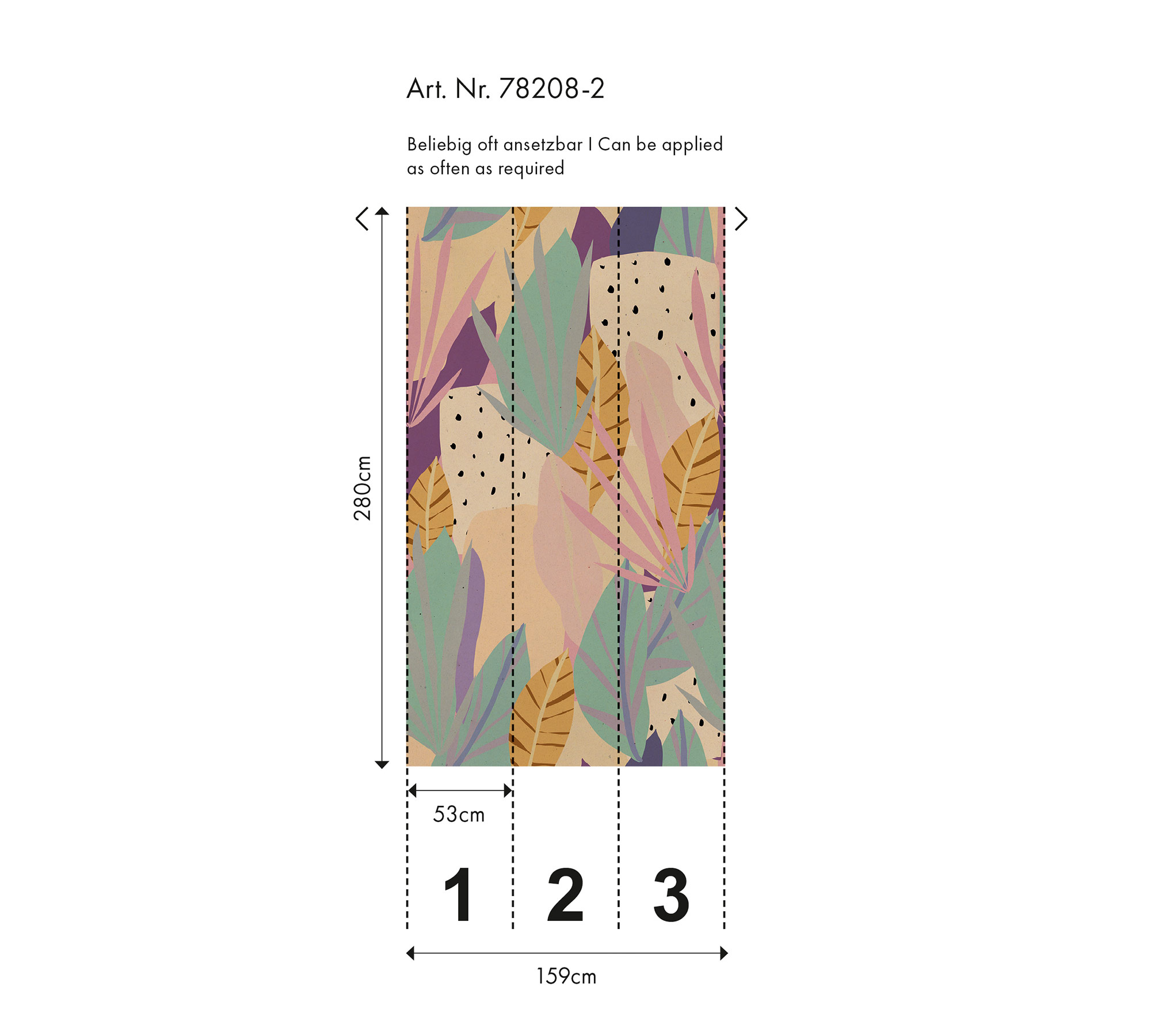 AS Vliestapete Anna d'Andrea Floral Bunt 782082