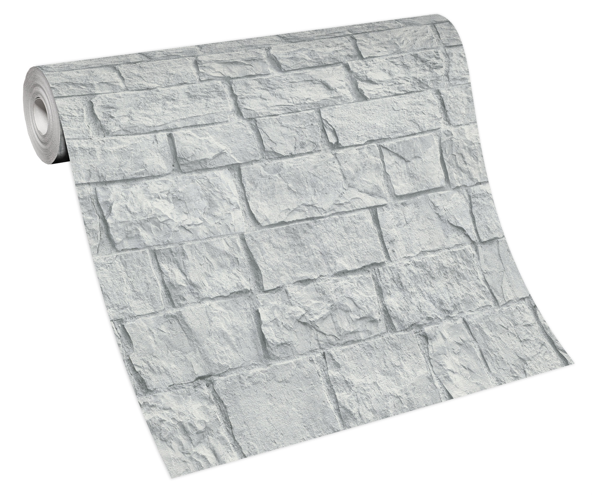 Erismann Vliestapete Steinoptik grau 1039431
