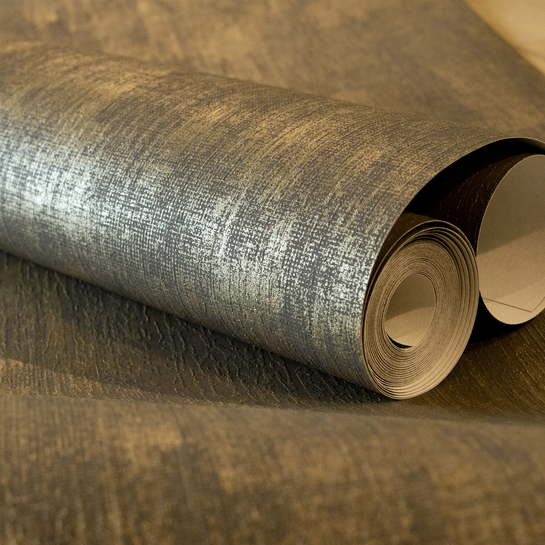 Hohenberger Vliestapete Divino Merkur Umber Brown 64625