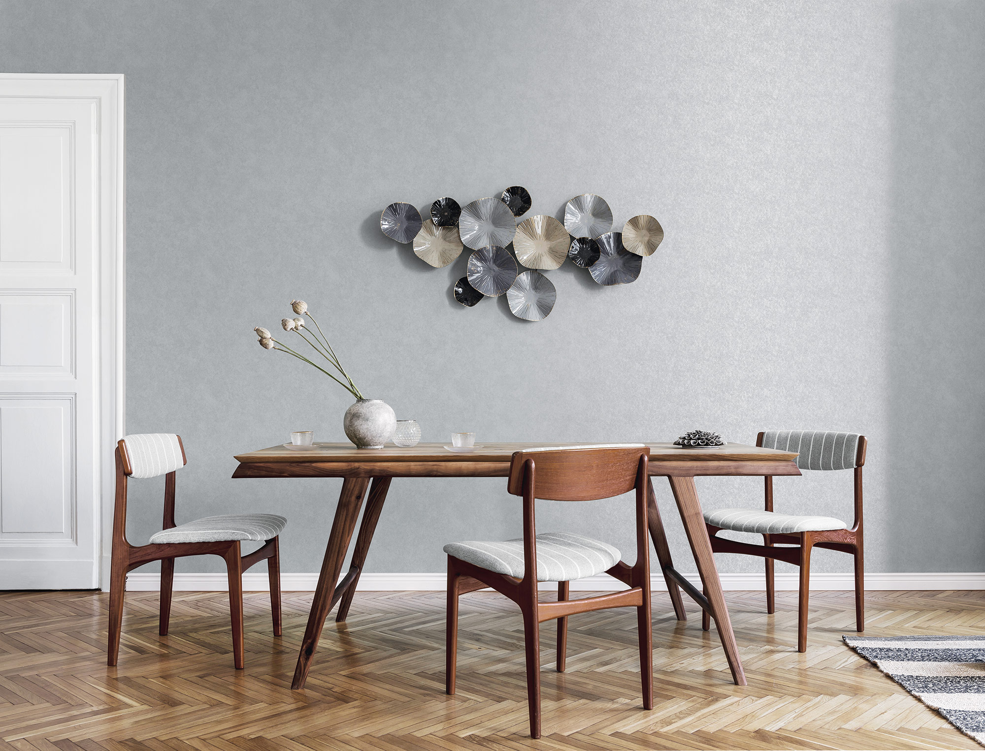 Essener Vliestapete Special FX 2 Silbergrau G67695