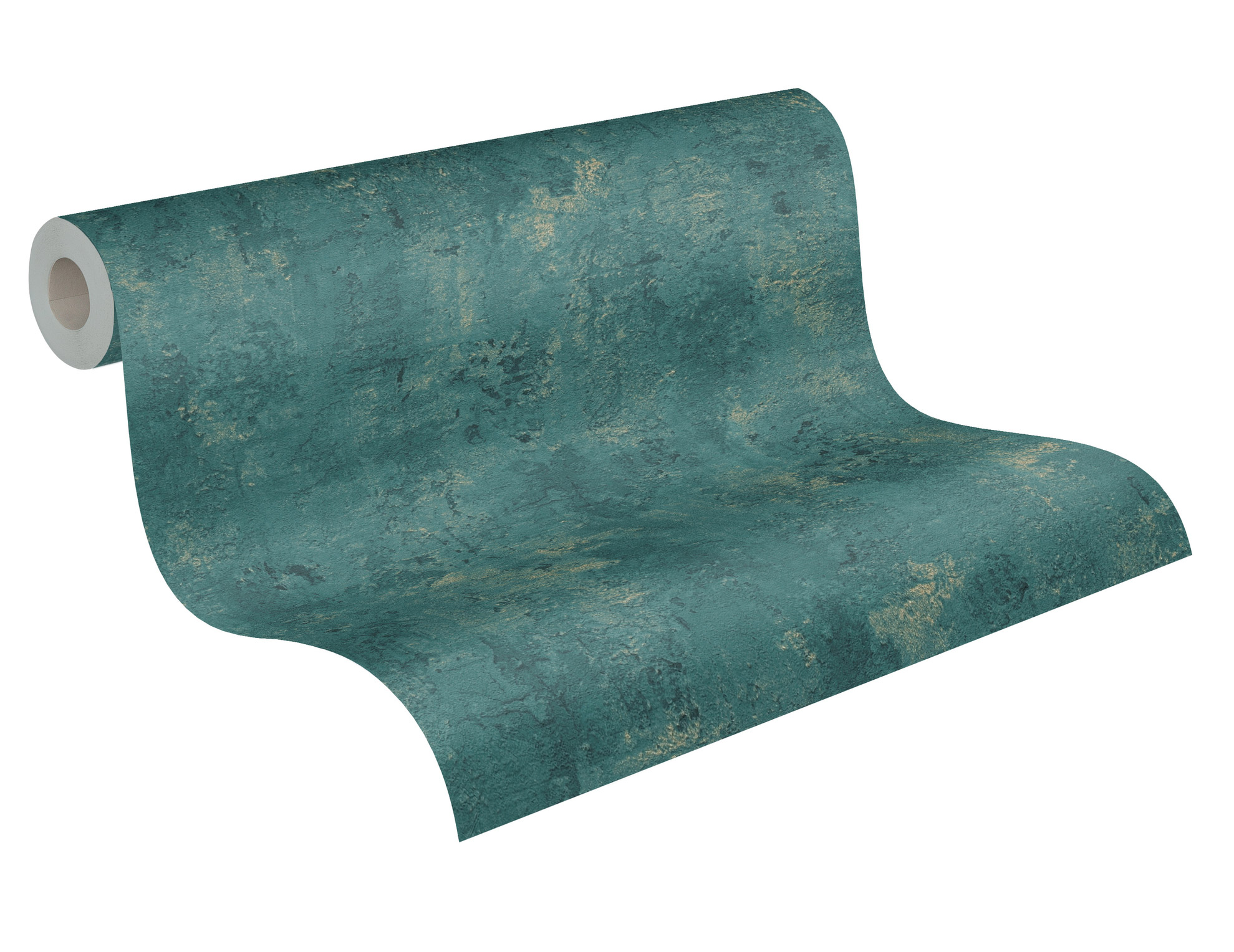 AS Vliestapete The BOS petrol Steinoptik 388235