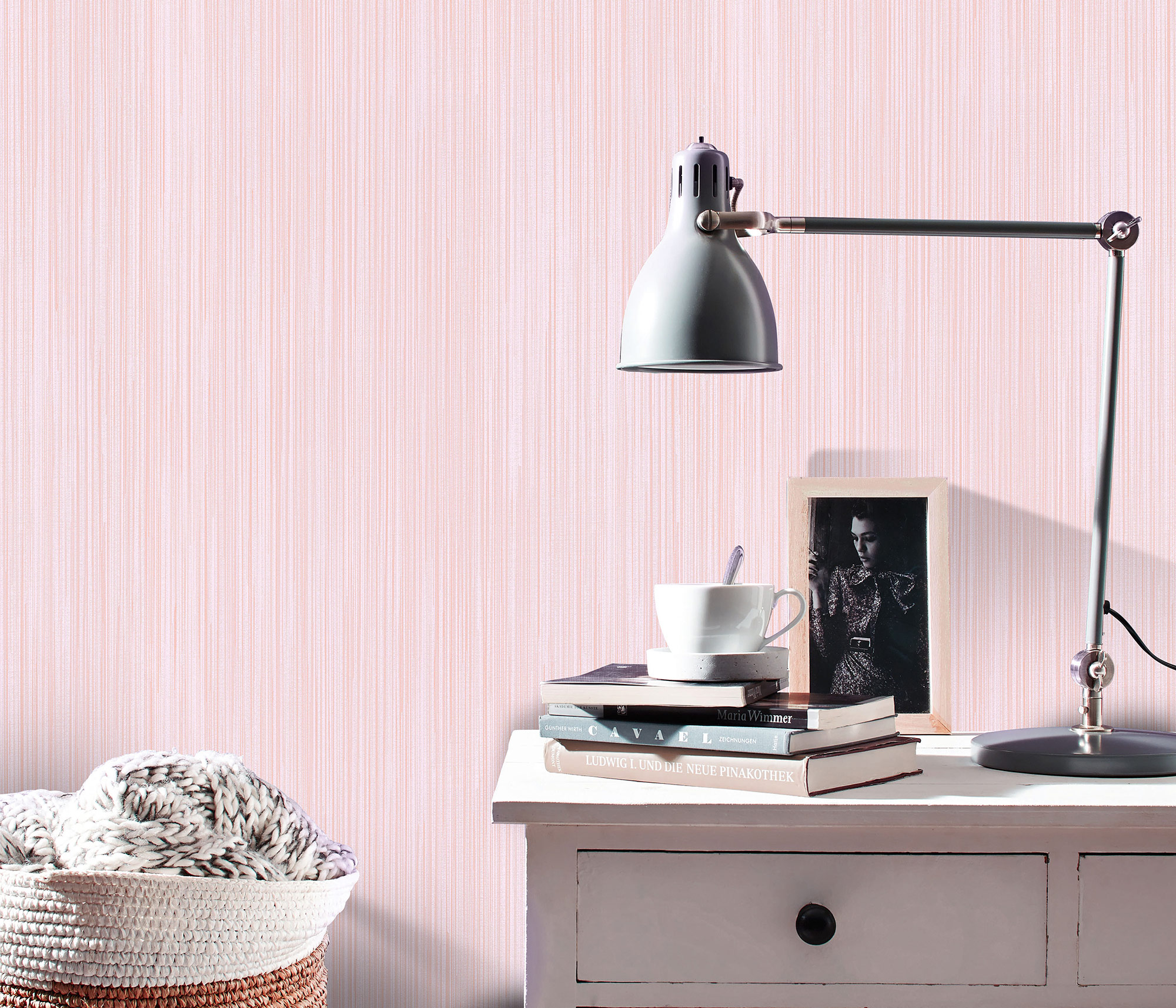 Erismann Vliestapete Charisma Unis rose 1025217