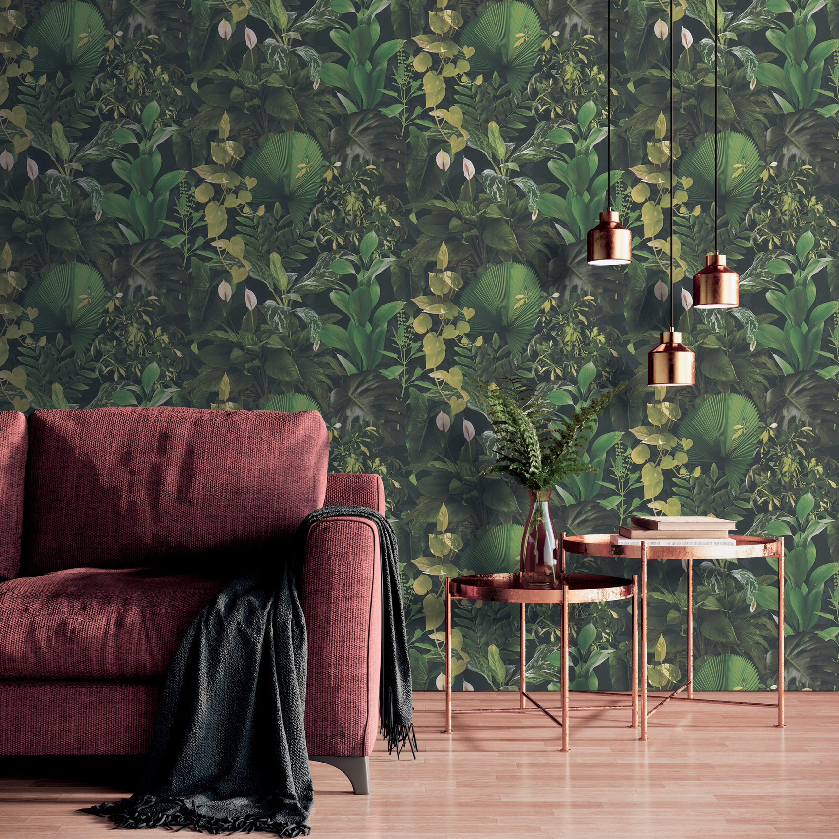 AS Vliestapete PintWalls II Pflanzen Grün 396981