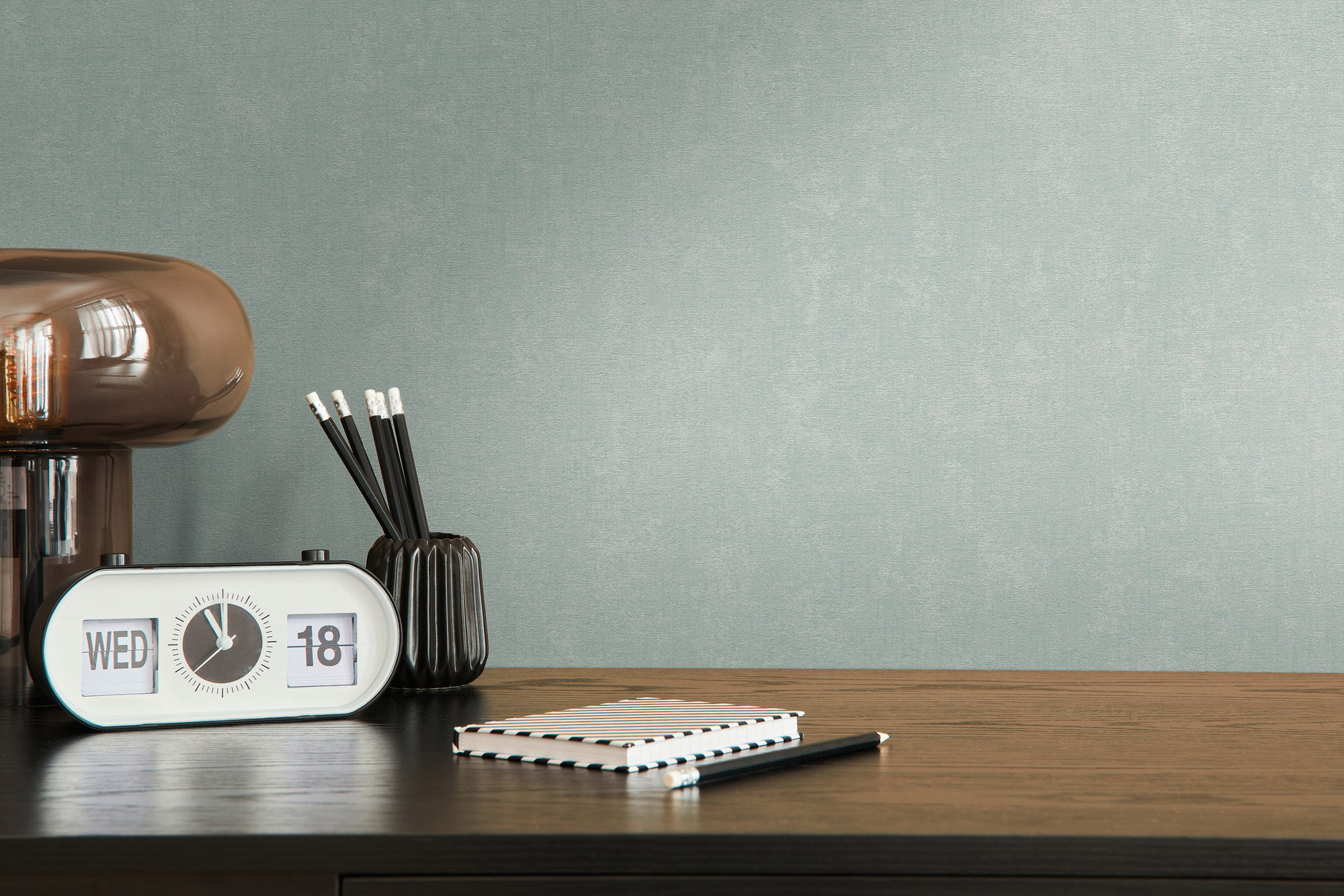 AS Vliestapete Casual Living Blau Uni 393394