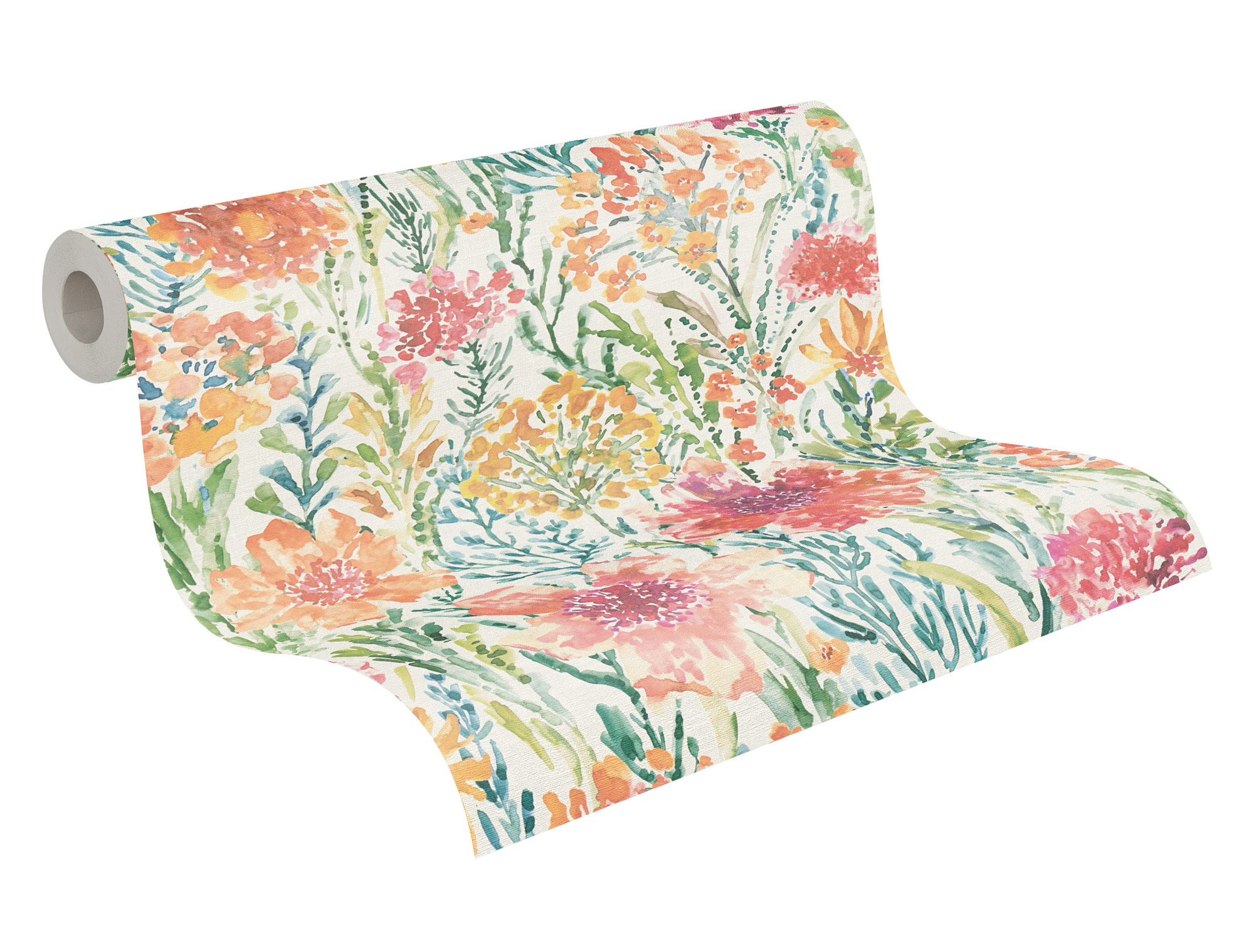 AS Vliestapete Aquarell Dreams Blumentapete bunt 396951