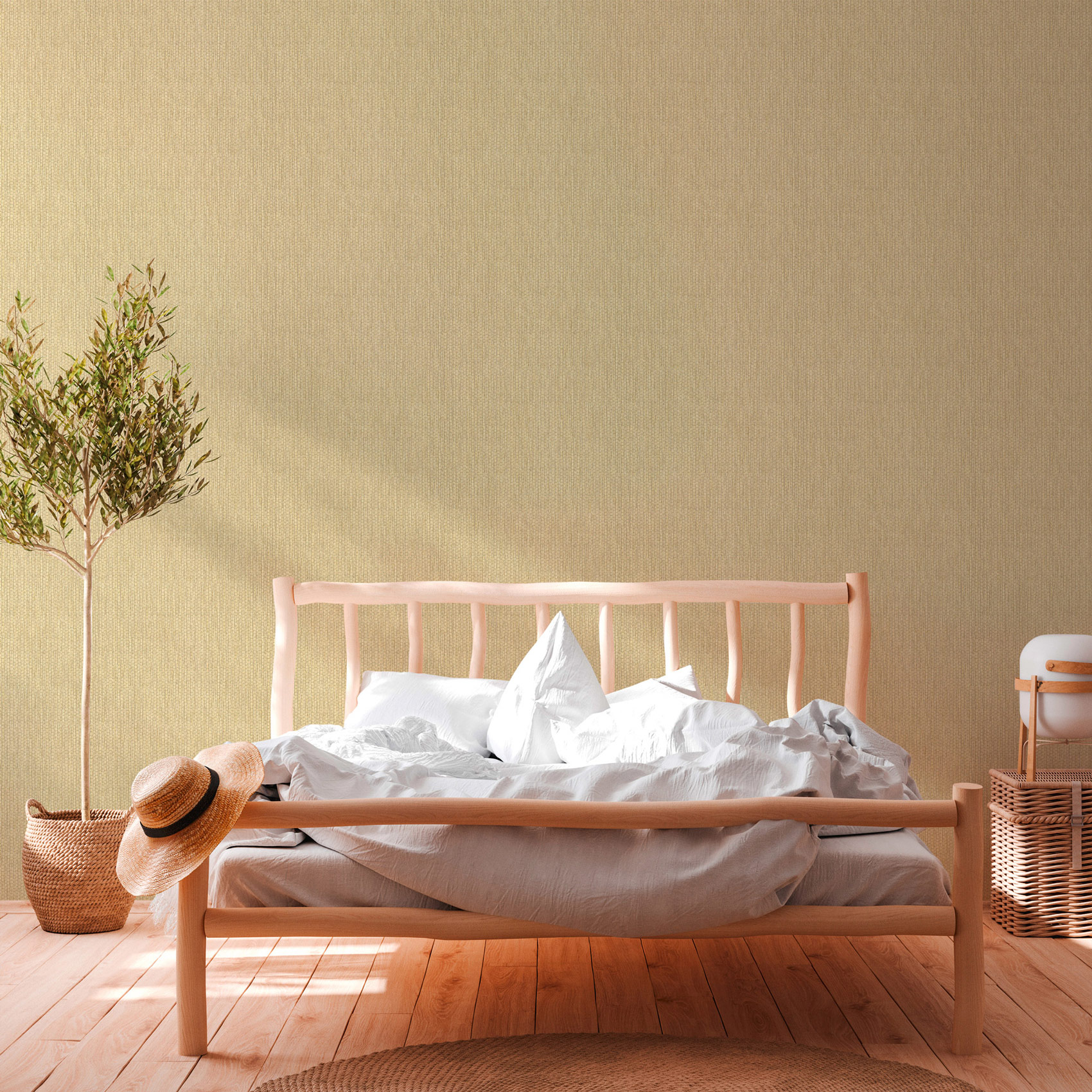 AS Vliestapete #Hygge Gewebetapete Beige 386123