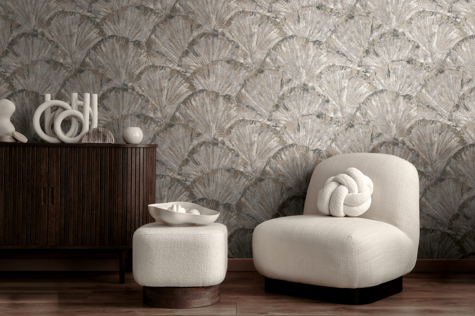 AS Vliestapete MS Hot Spots Grafik Beige 781981