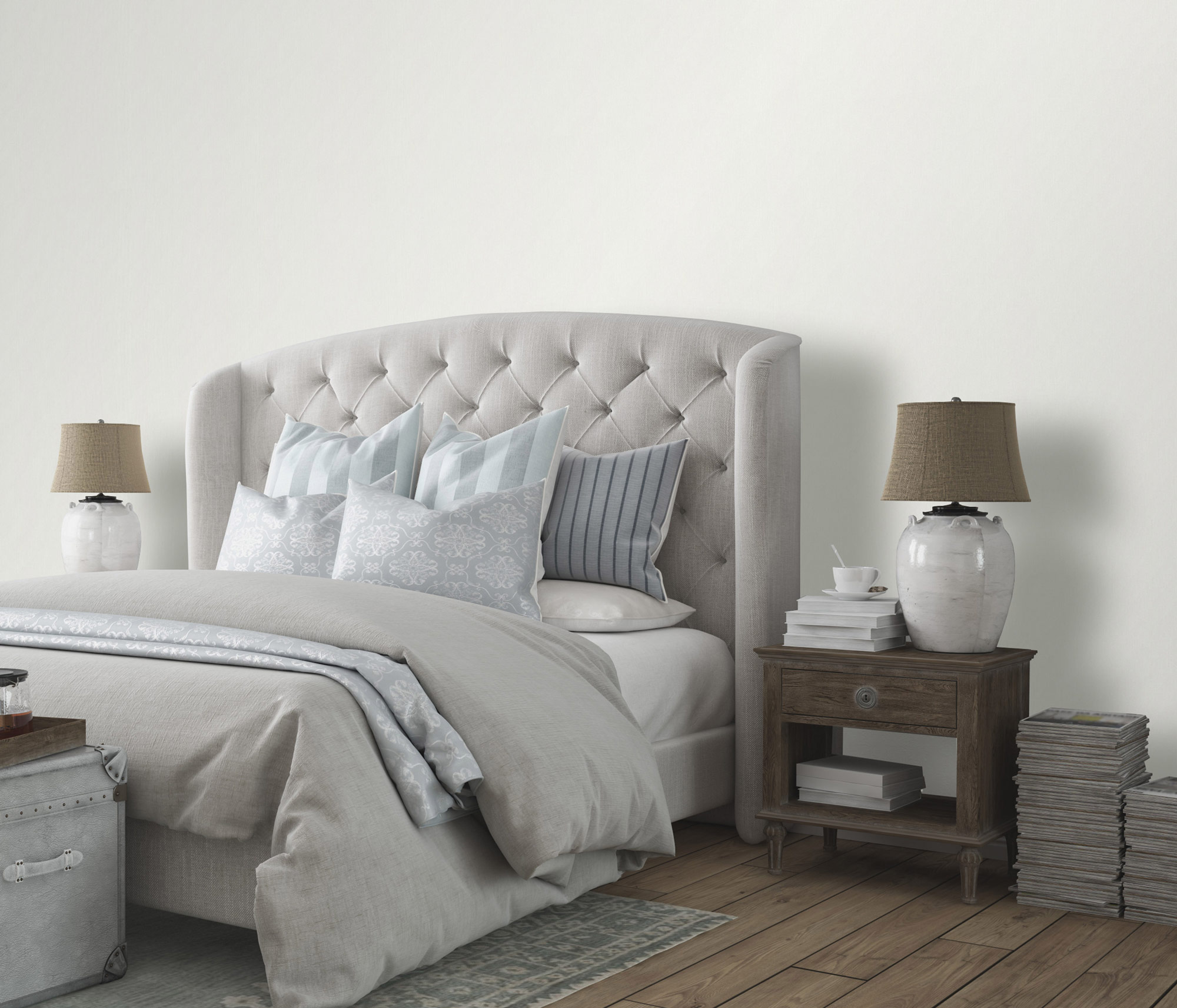 Erismann Vliestapete Versailles Unitapete grau 1028131