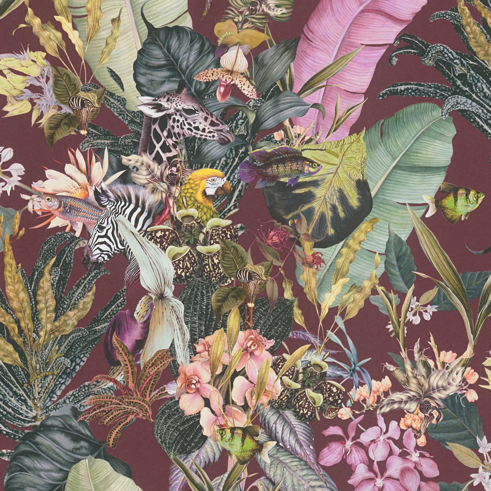 AS Création Vliestapete Dream Flowery Tiertapete 381765