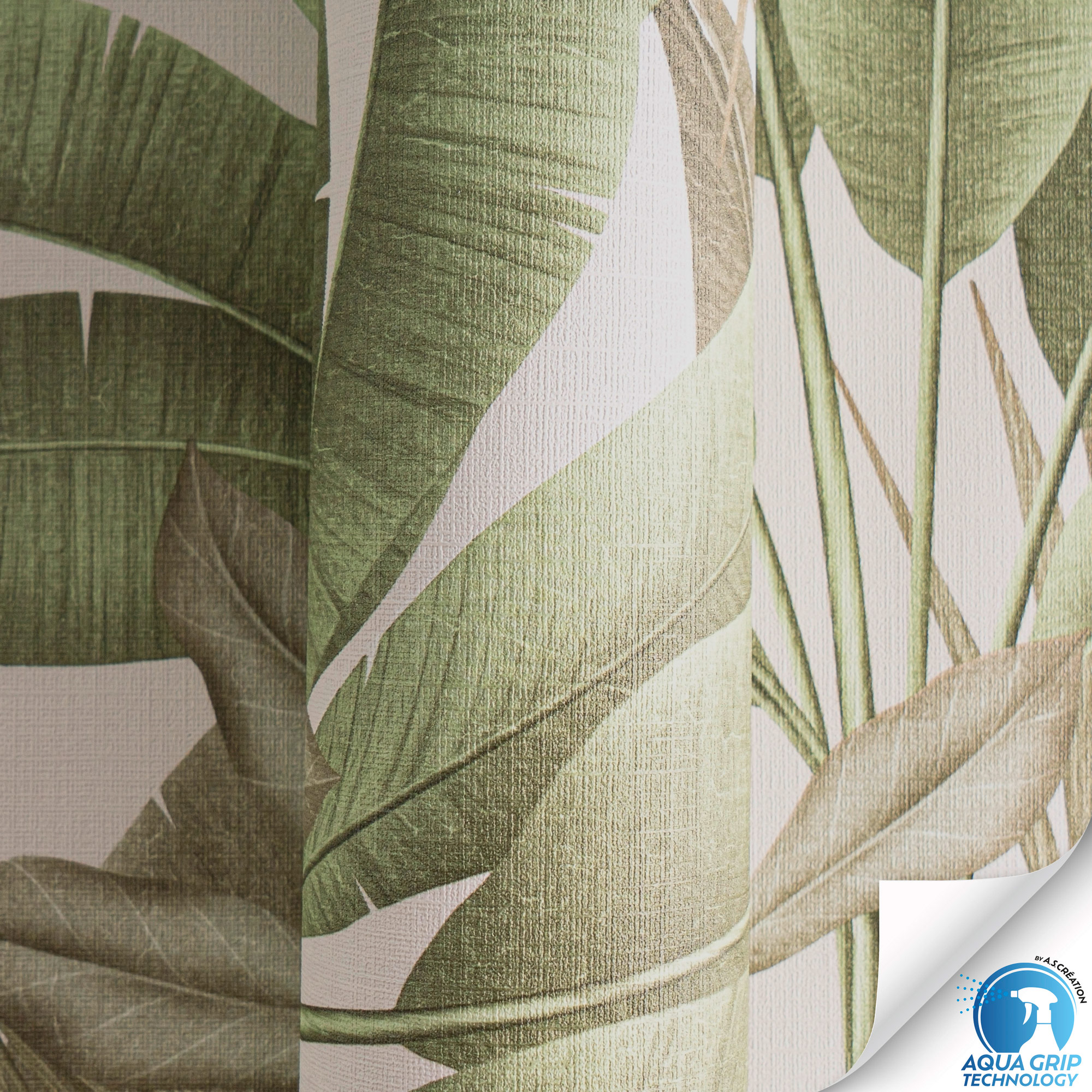 AS Vliestapete WOW Designdrop Dschungel Grün 784511