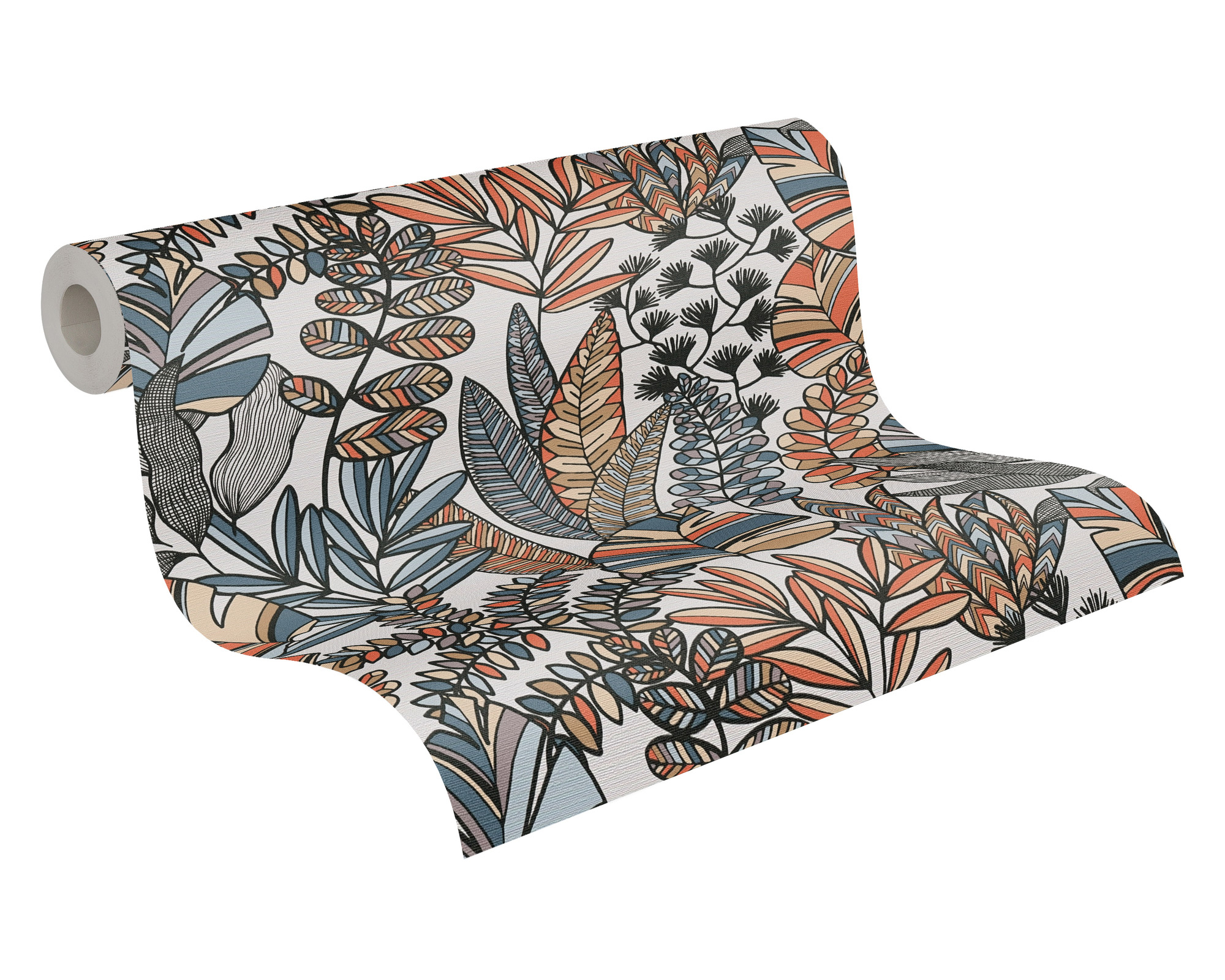 AS Vliestapete Antigua Satin Florale Tapete Weiß 390952