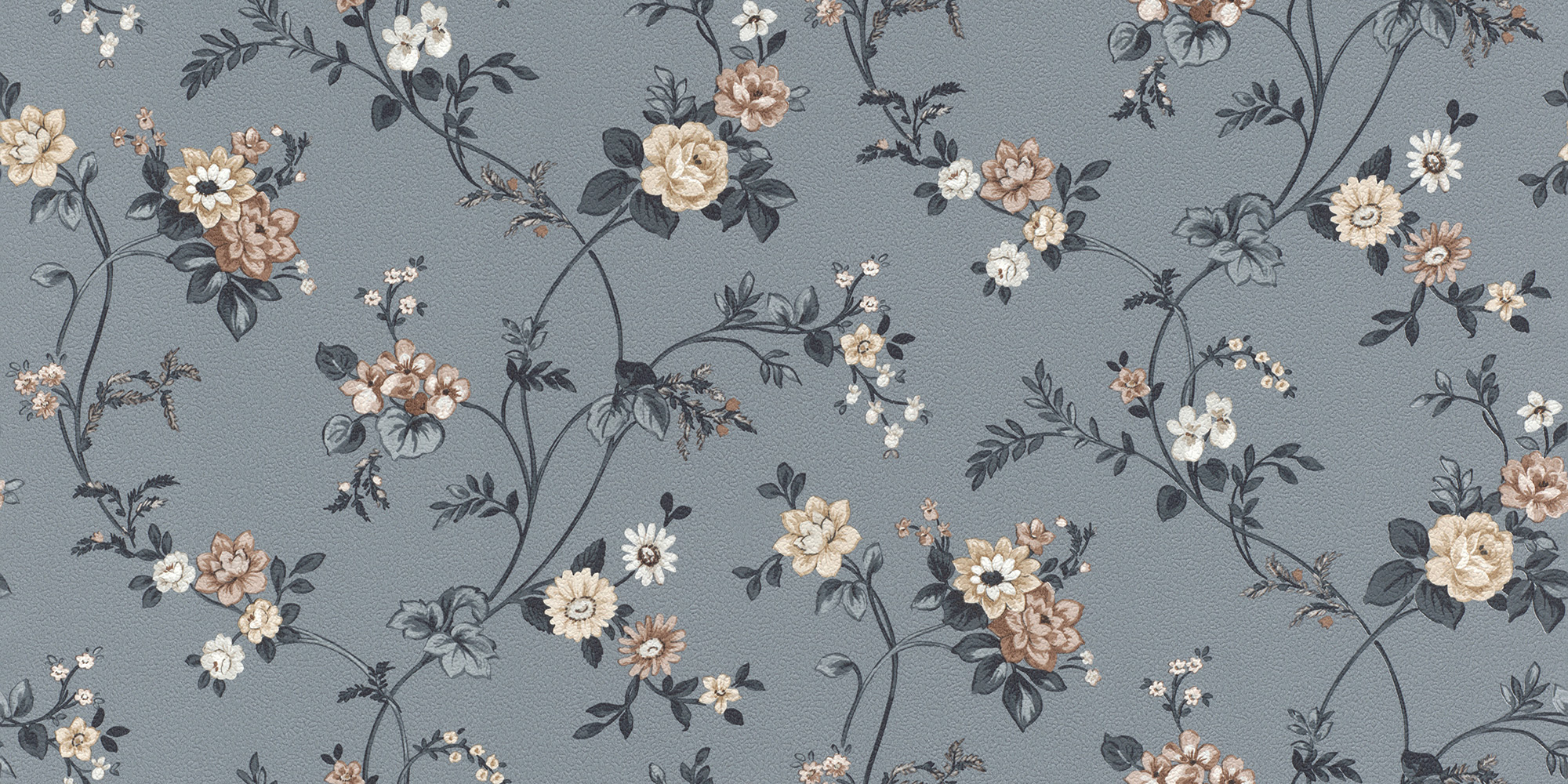 Rasch Textil Vliestapete Petite Fleur 5 Blumen 288314
