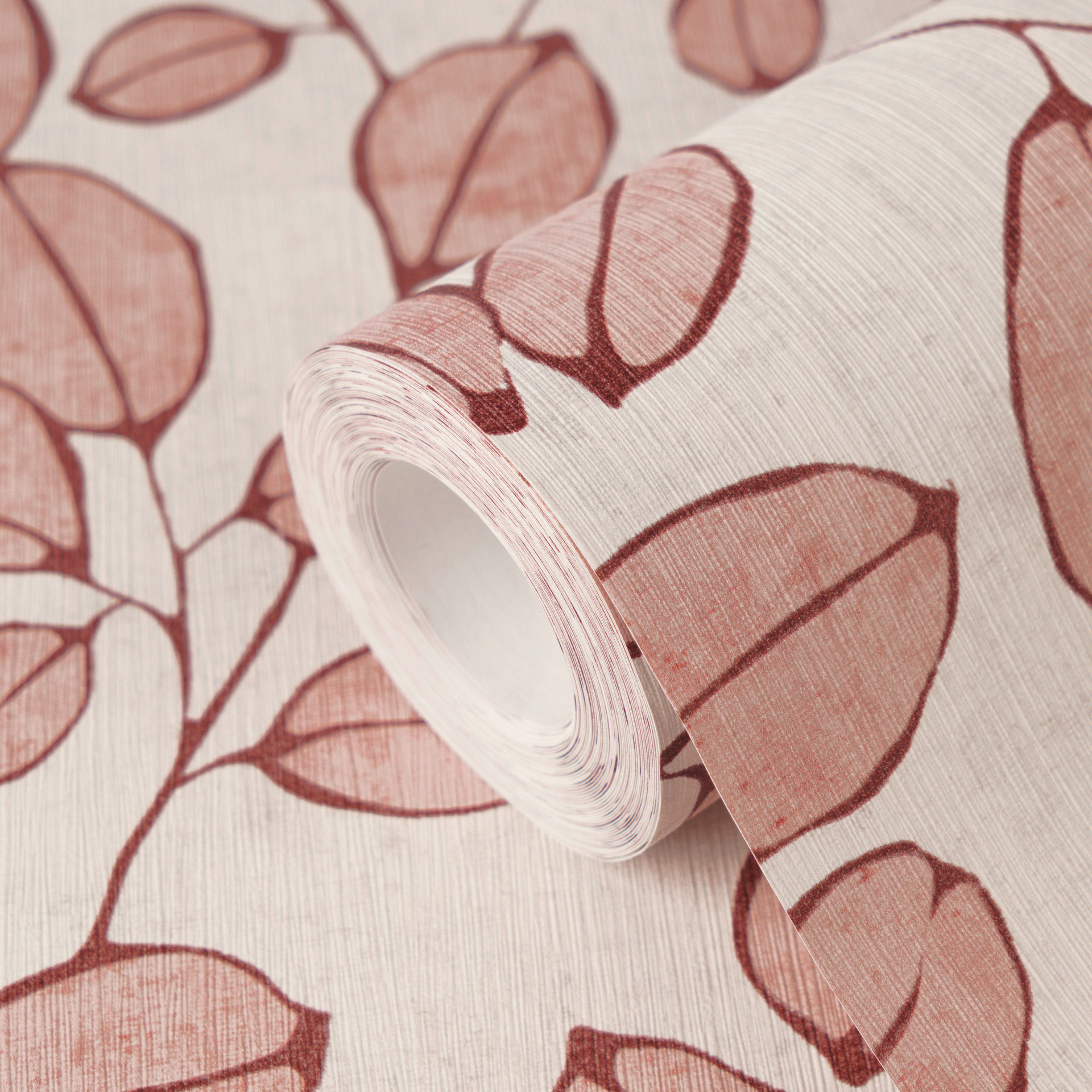 AS Vliestapete Nordic Feeling Blätter Rot 791482