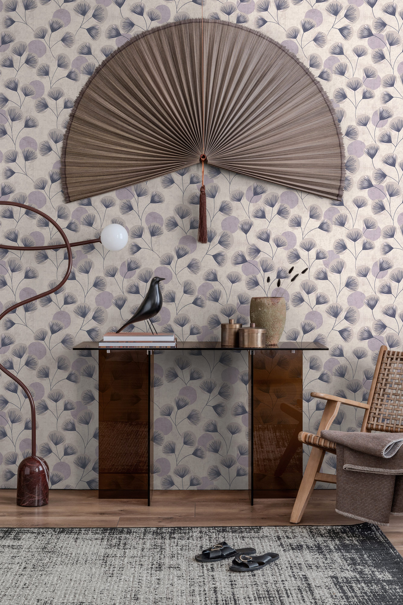 AS Vliestapete Nordic Feeling Floral Blau 791512