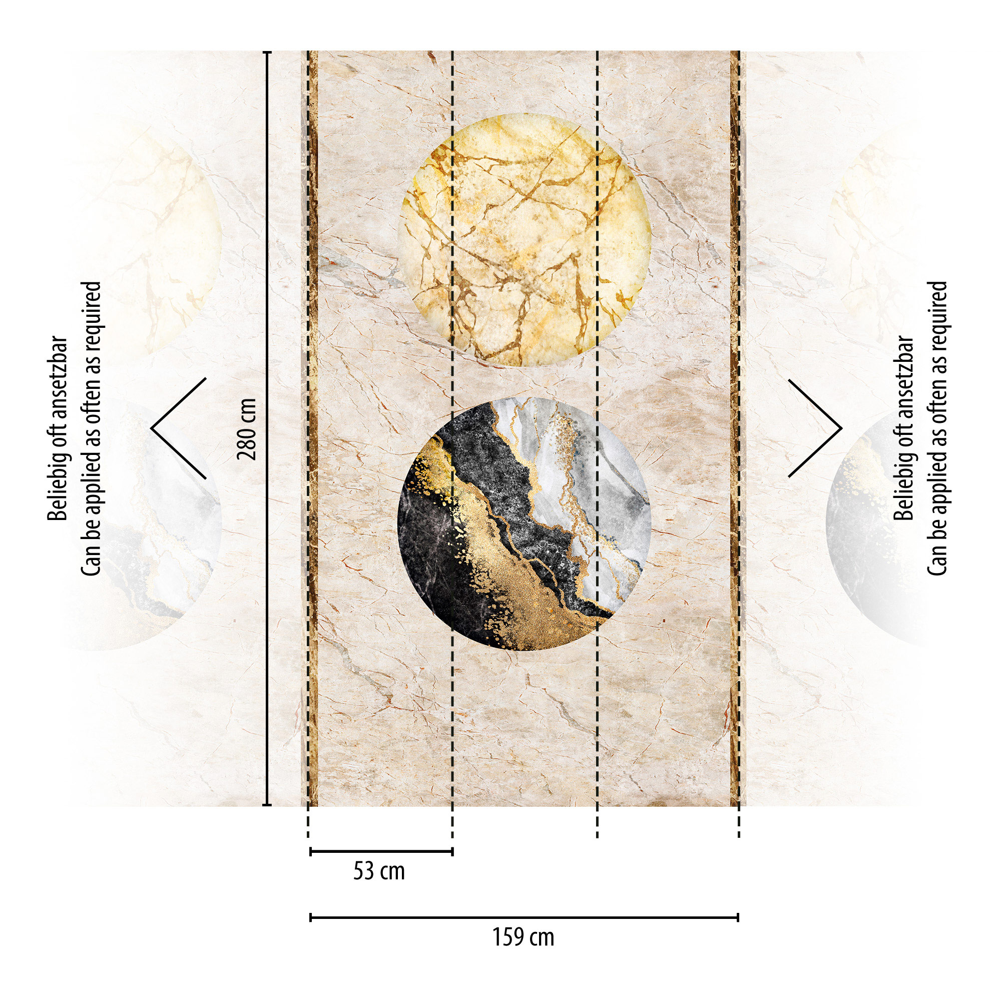 Livingwalls Vliestapete The Wall 3 Marmoroptik 398501