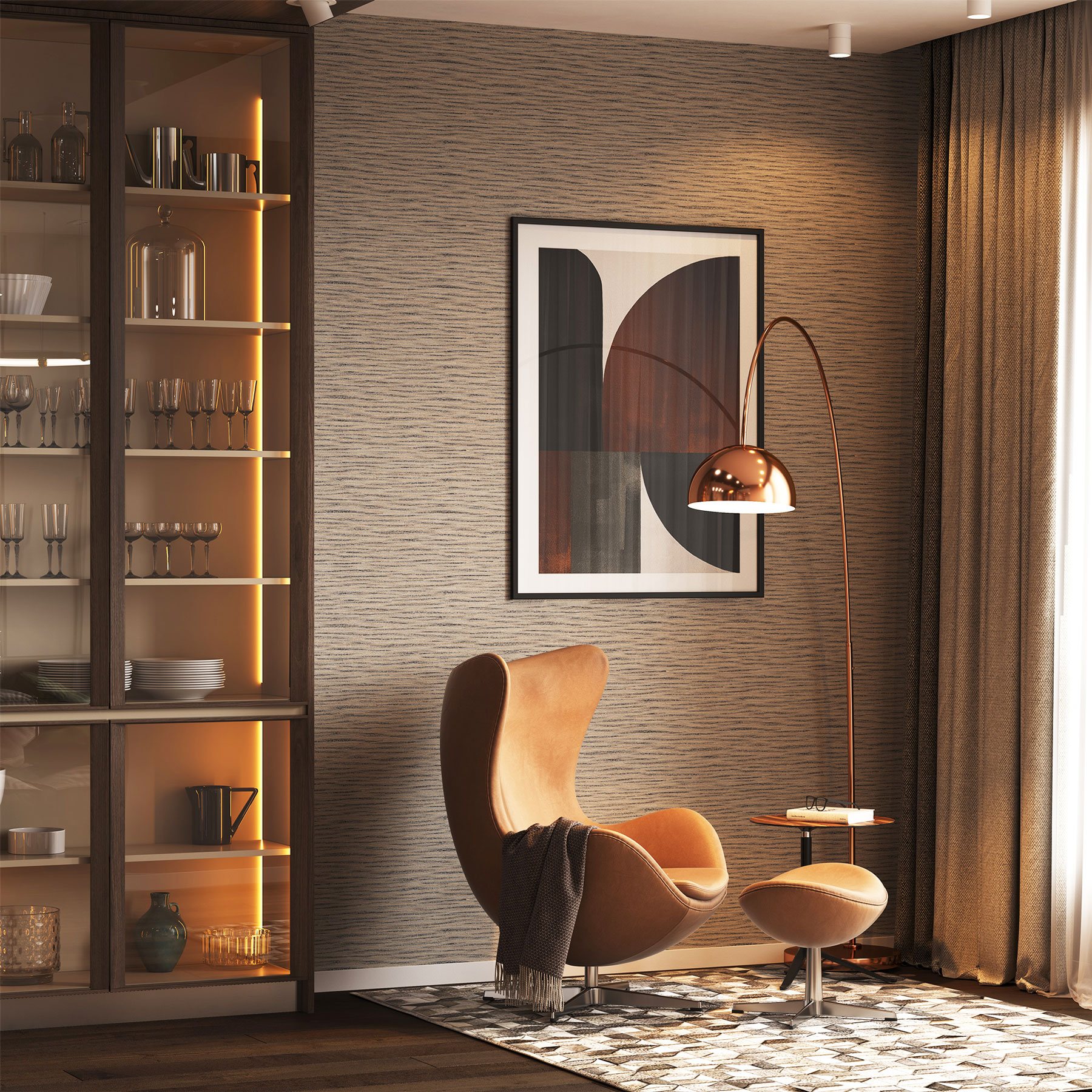 Rasch Textil Vliestapete Splendor Textil Optik 010601