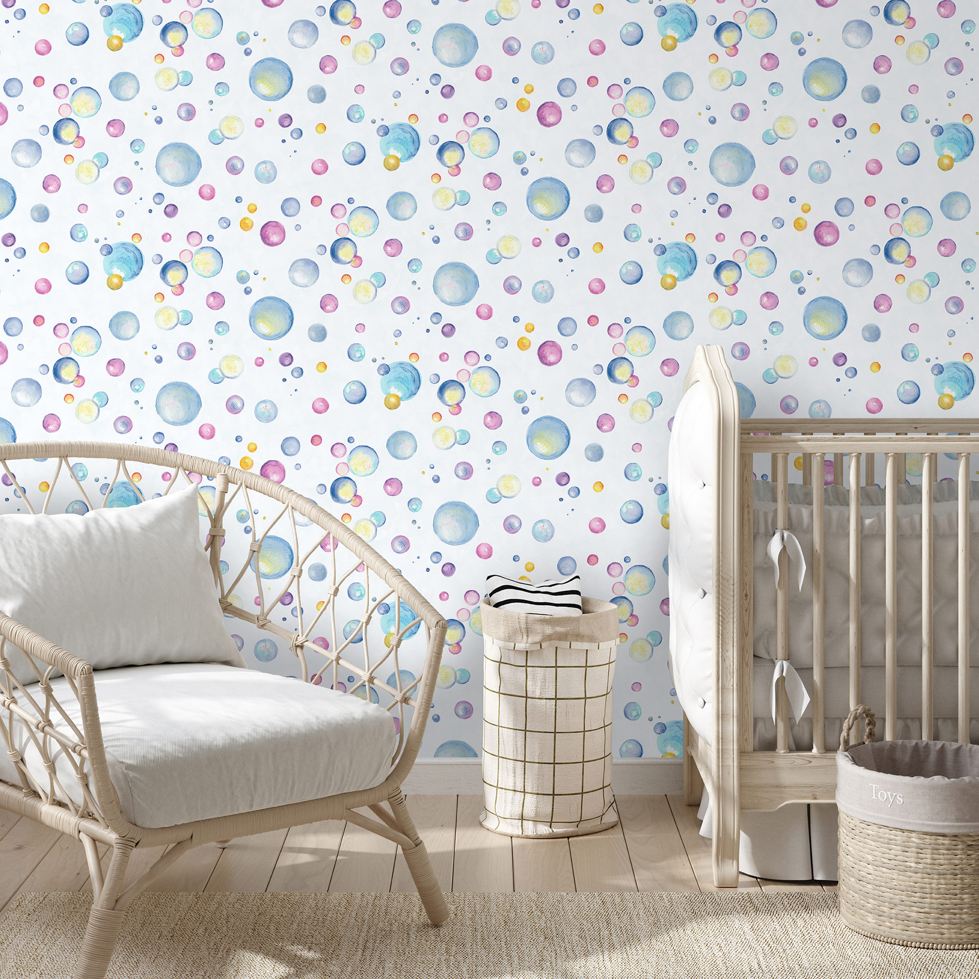 Hohenberger Vliestapete Happy Inner Child Bubbles 27568