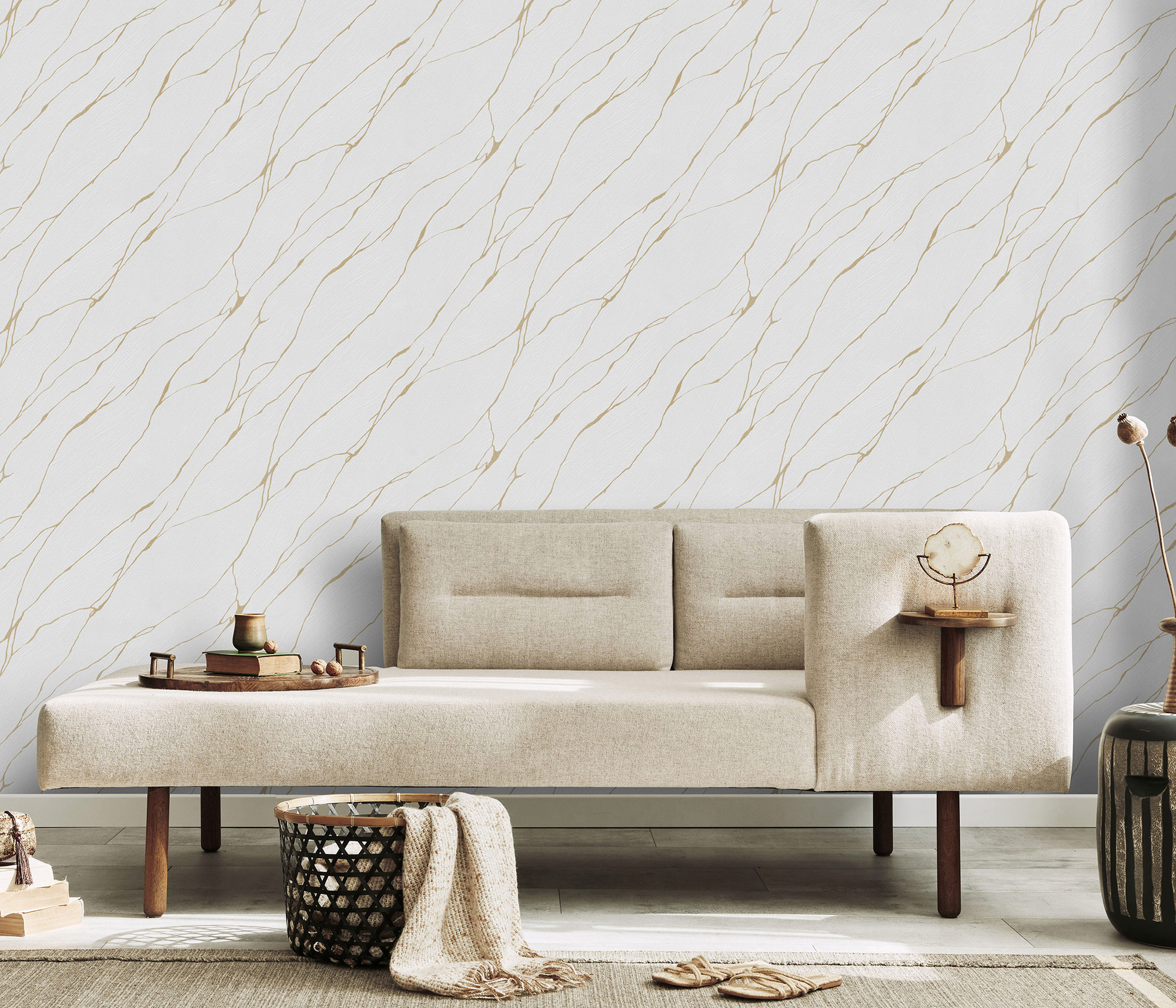 Erismann Vliestapete Opus hellgrau 1044031