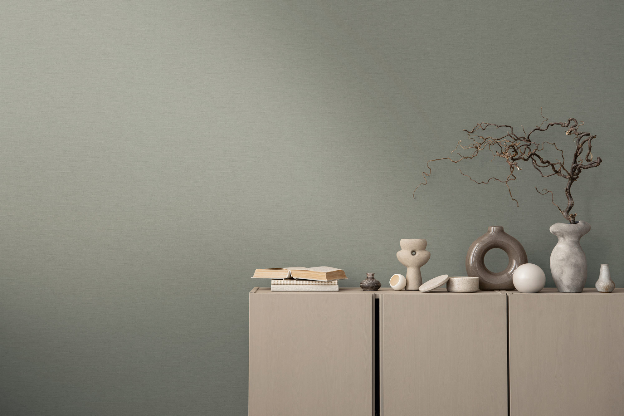 AS Vliestapete Anna d'Andrea Unitapete Grün 390976