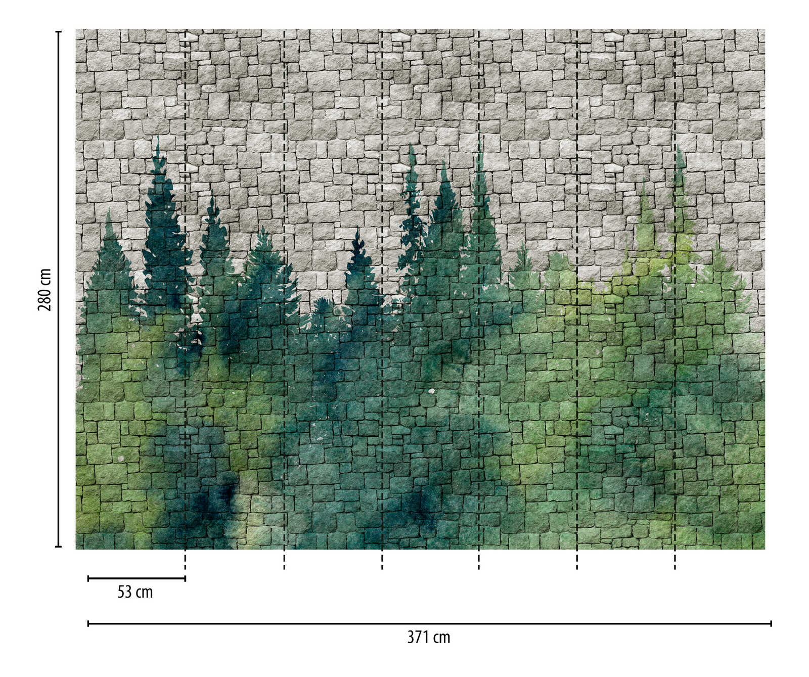 Livingwalls Vliestapete The Wall Steinmauer 382451
