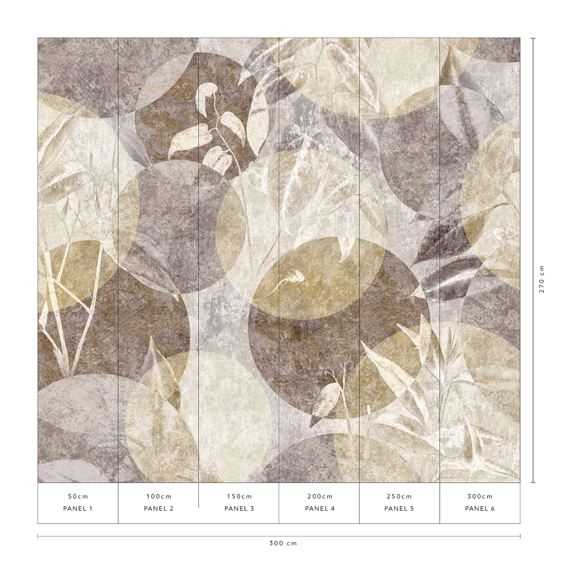 Erismann Fototapete GMK Art Edition Tender Circles 224615