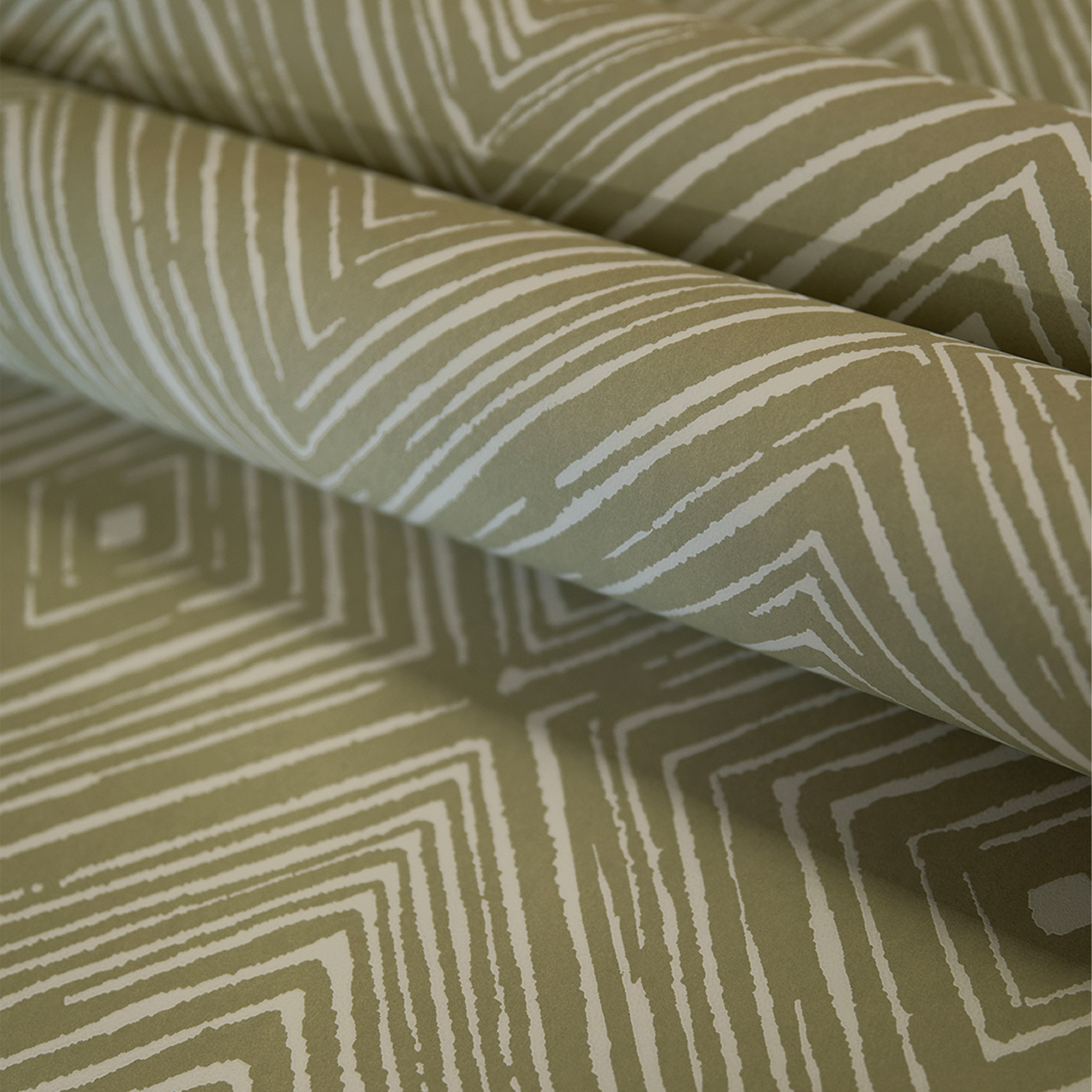 Hohenberger Vliestapete Chalk Diamand Olive 65484