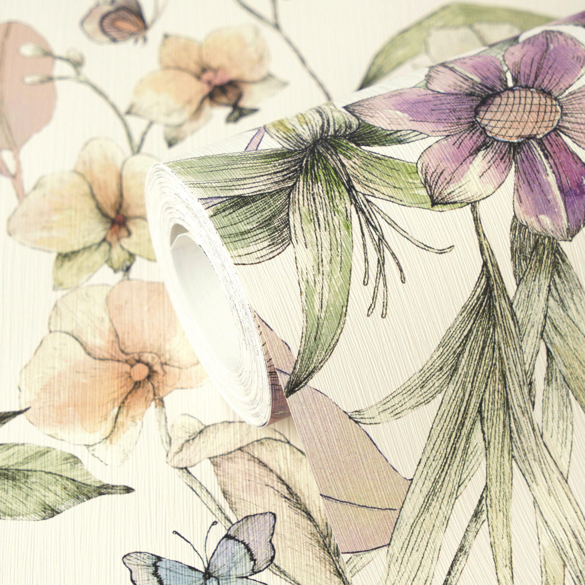 AS Vliestapete PintWalls 3 Floral Weiß 791872