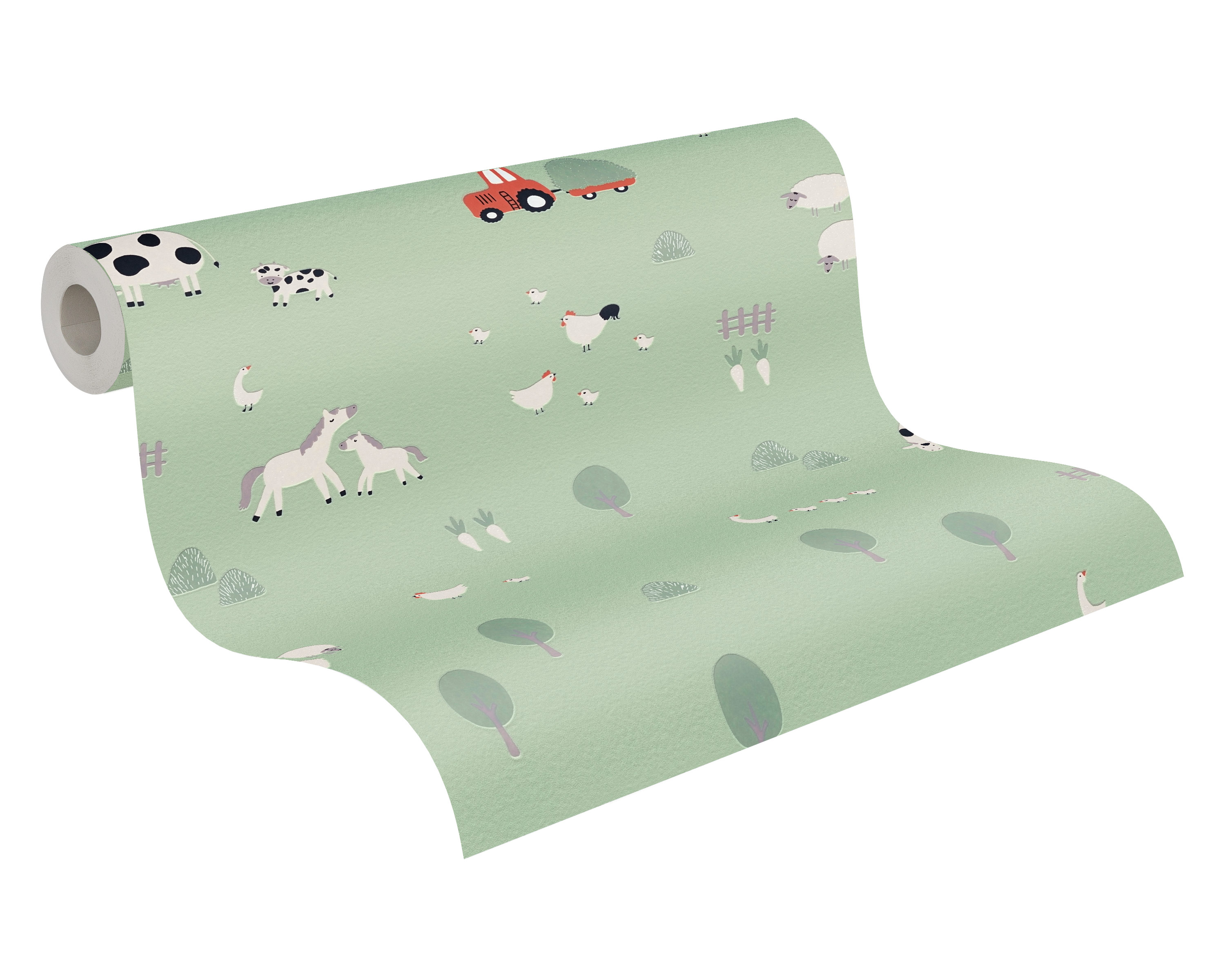 AS Vliestapete Kids Studio Kinderzimmertapete Grün 792652