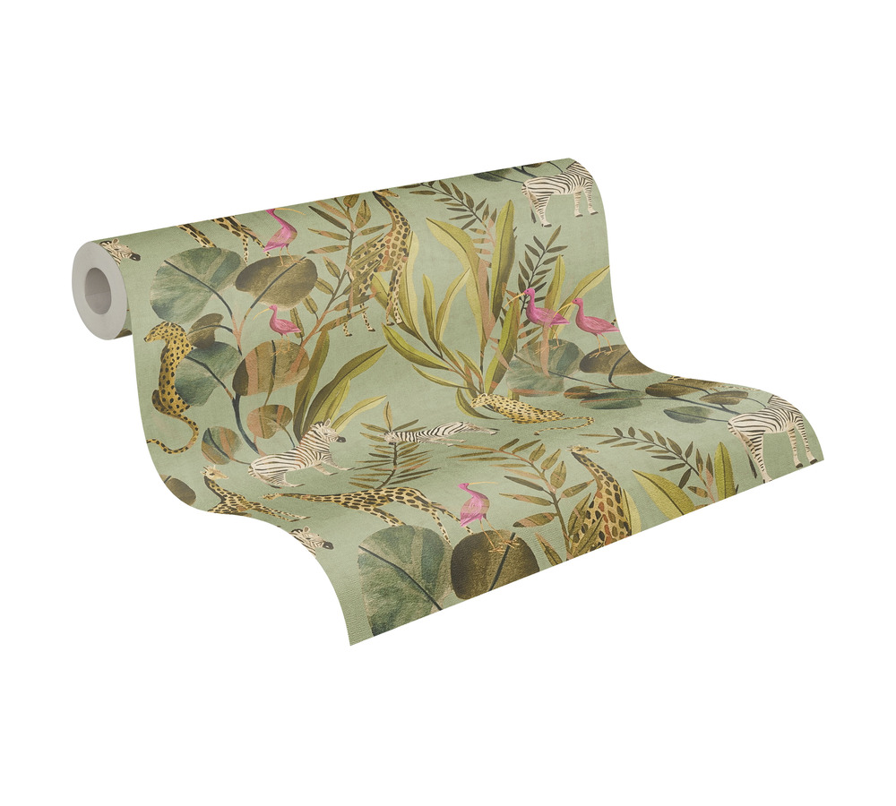 AS Vliestapete Anna d'Andrea Dschungel Grün 782181