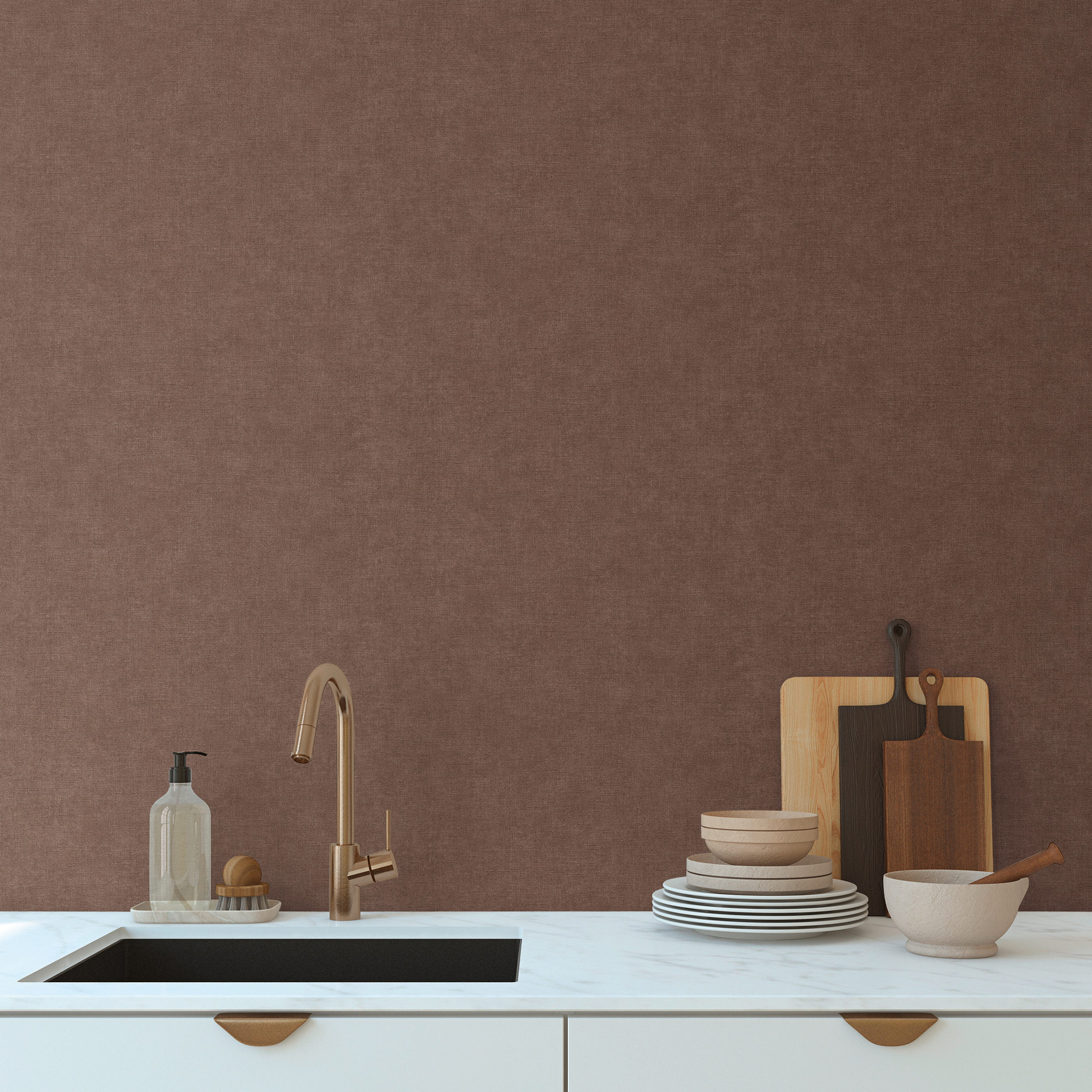 AS Vliestapete PintWalls II Unitapete Rot 395671