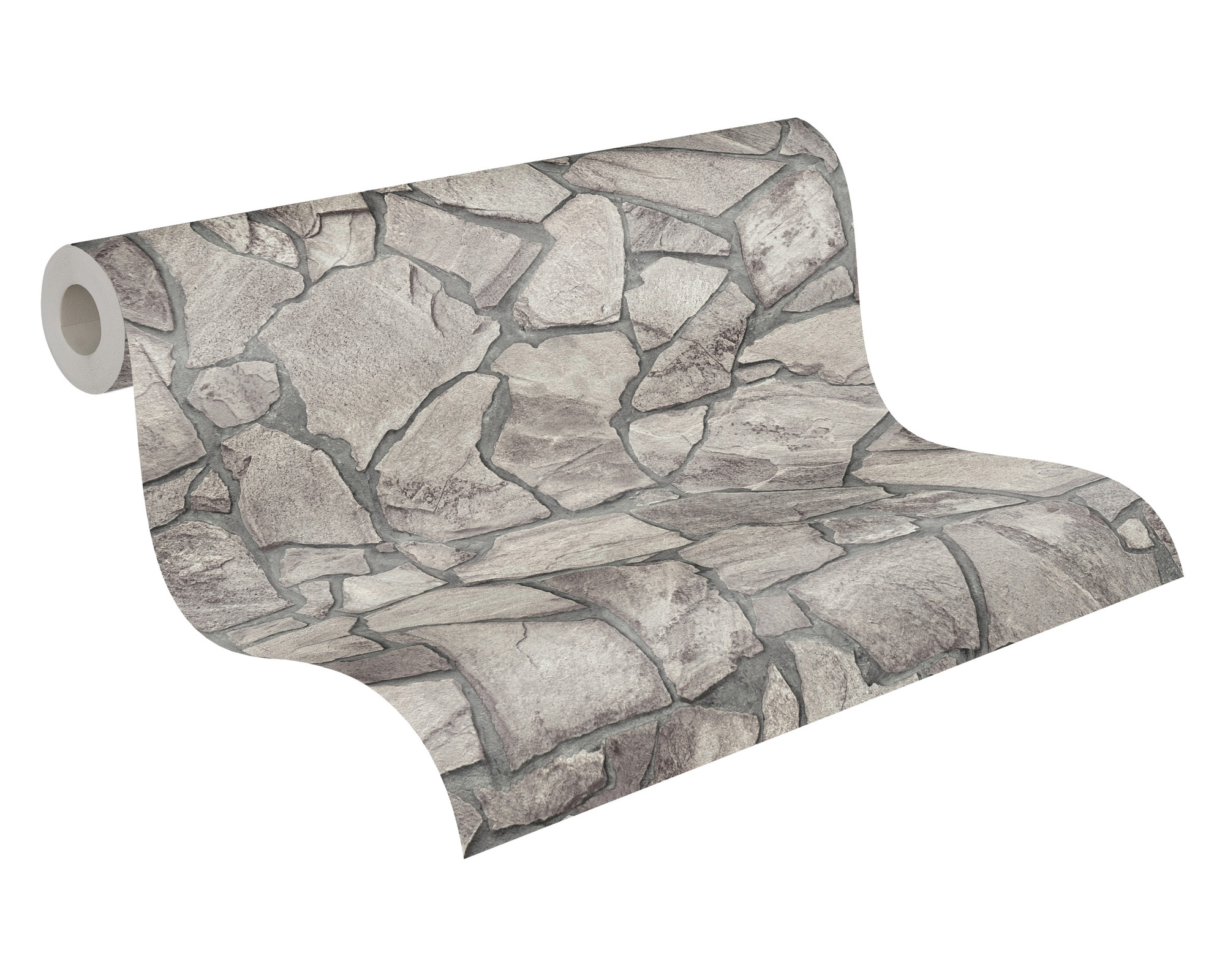 AS Vliestapete Terra Steinoptik grau 389336