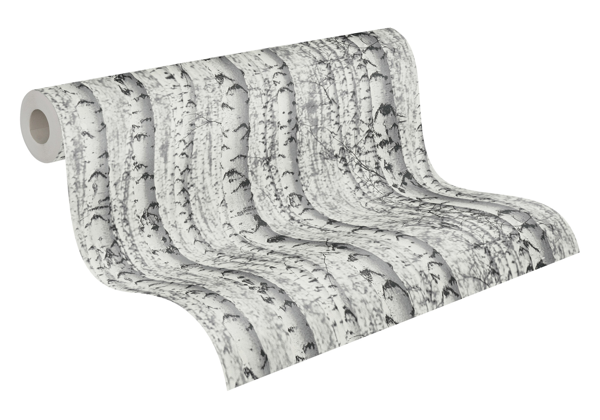 AS Vliestapete PintWalls Schwarz weiß Tapete Weiß 387191