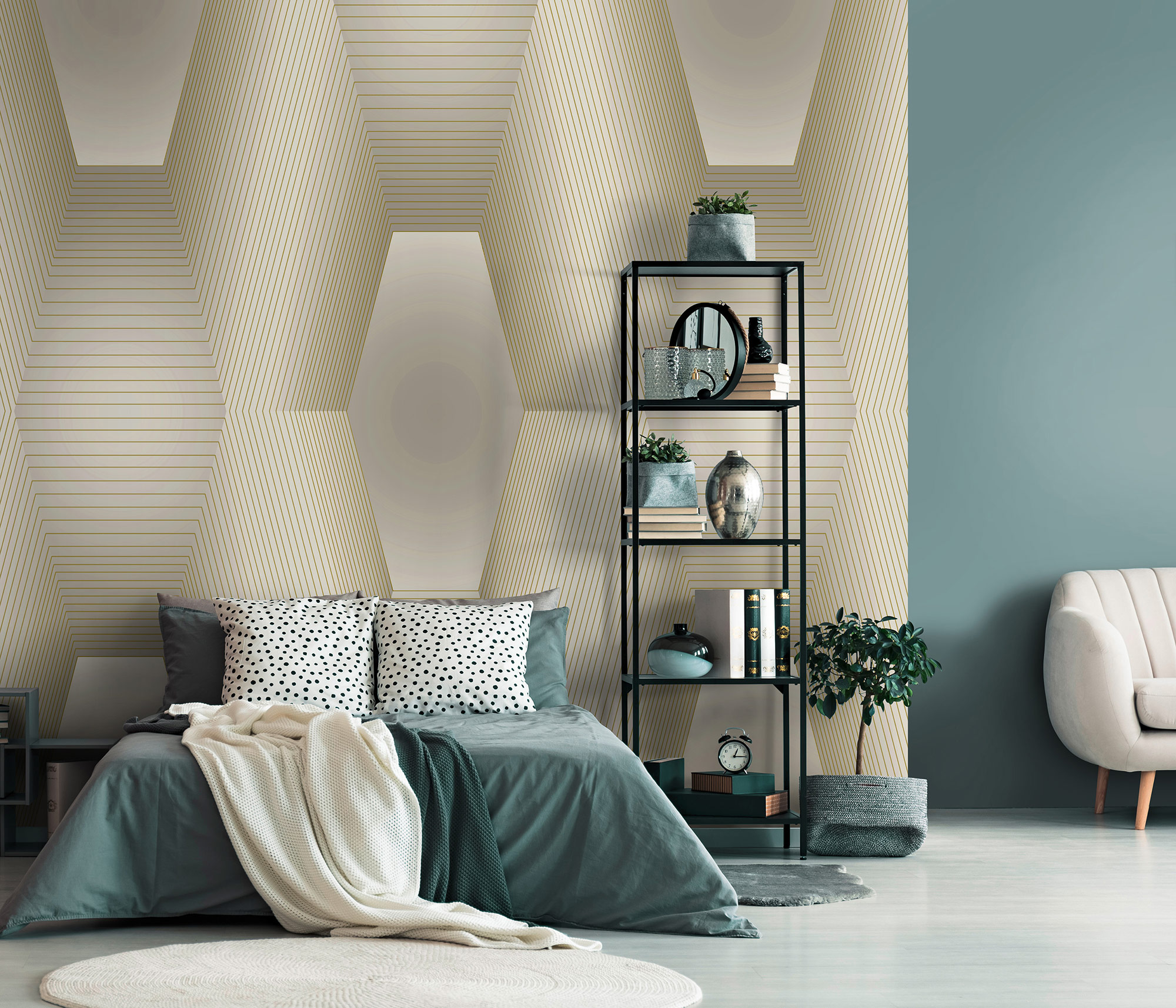 Erismann Fototapete GMK Art Edition Orion weiß 224715