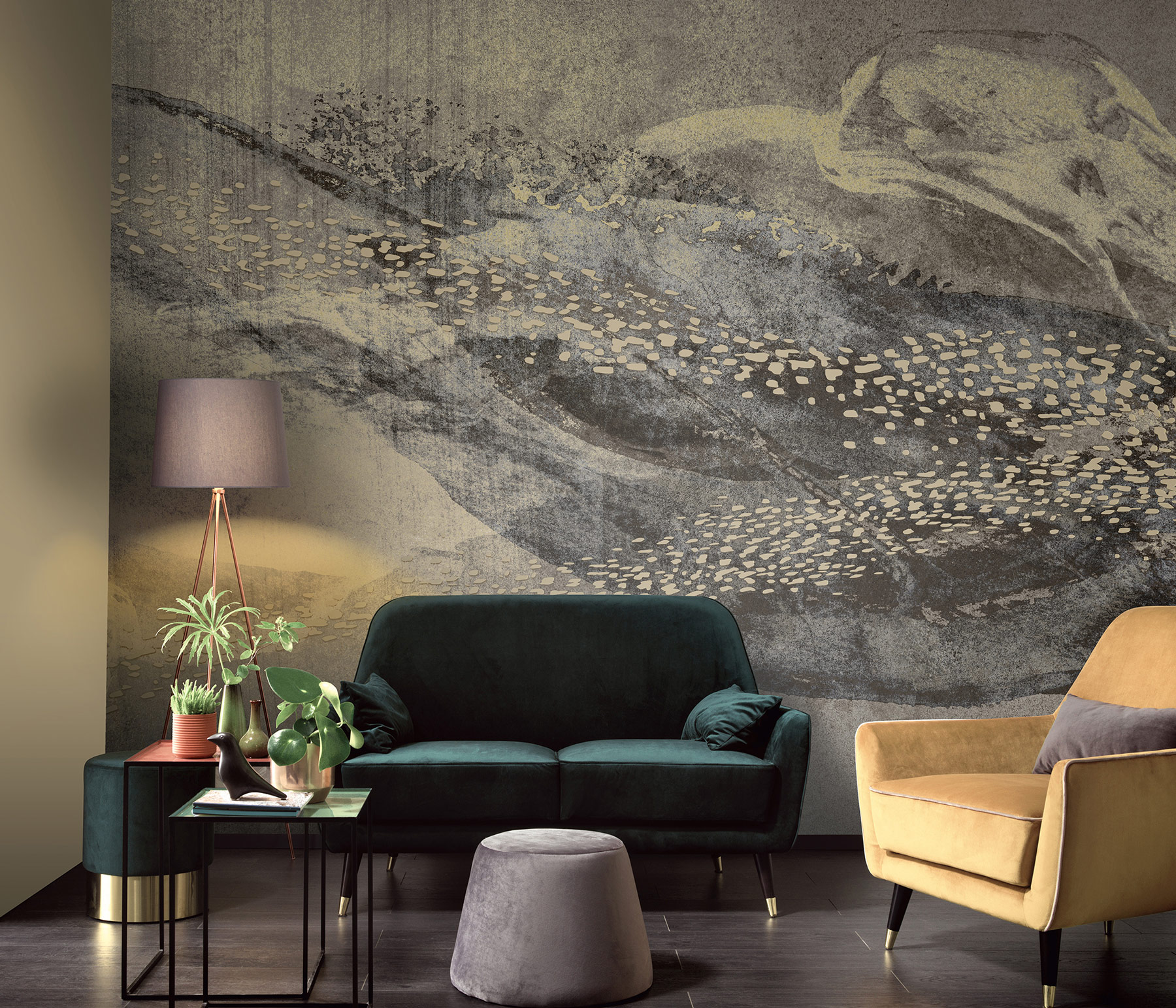 Erismann Fototapete GMK Art Edition Deep Sea gold 223715