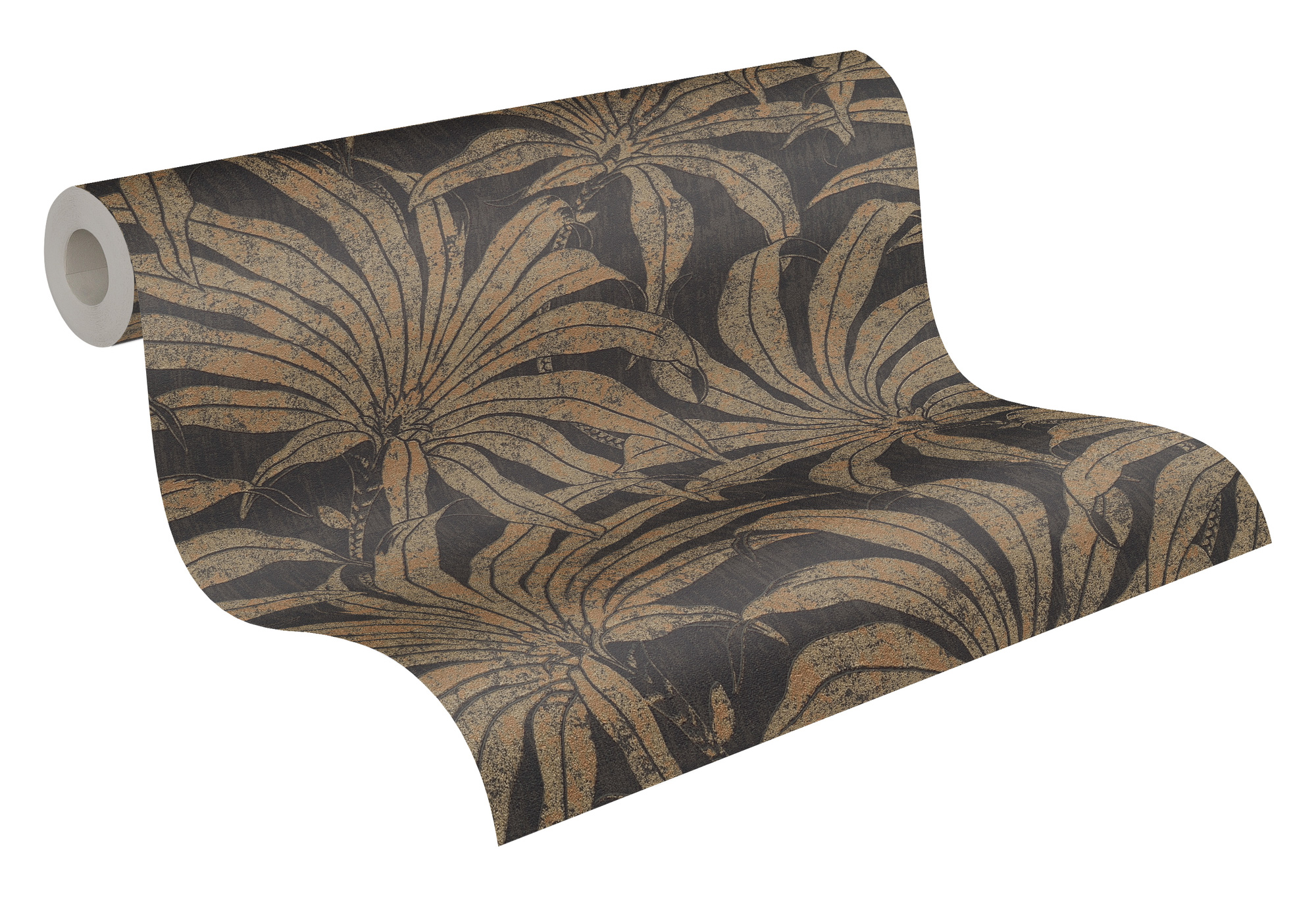 AS Vliestapete Jade 2 Schwarz Pflanzen  395011