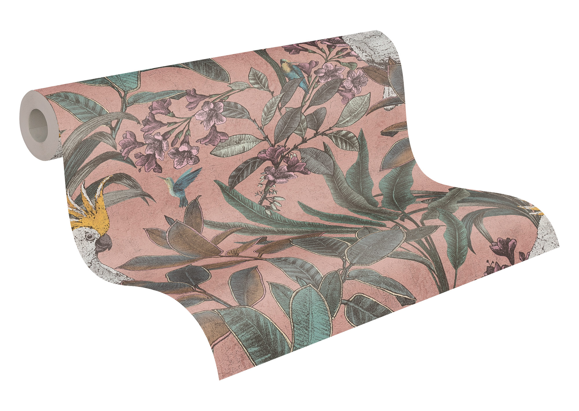 AS Vliestapete PintWalls II Papagei Rosa 397481