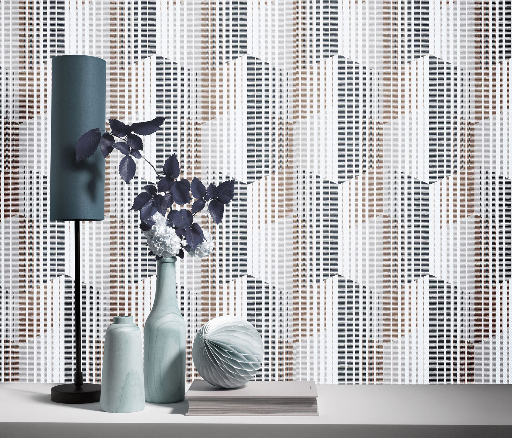 Erismann Vliestapete Charisma Streifen grau 1024710