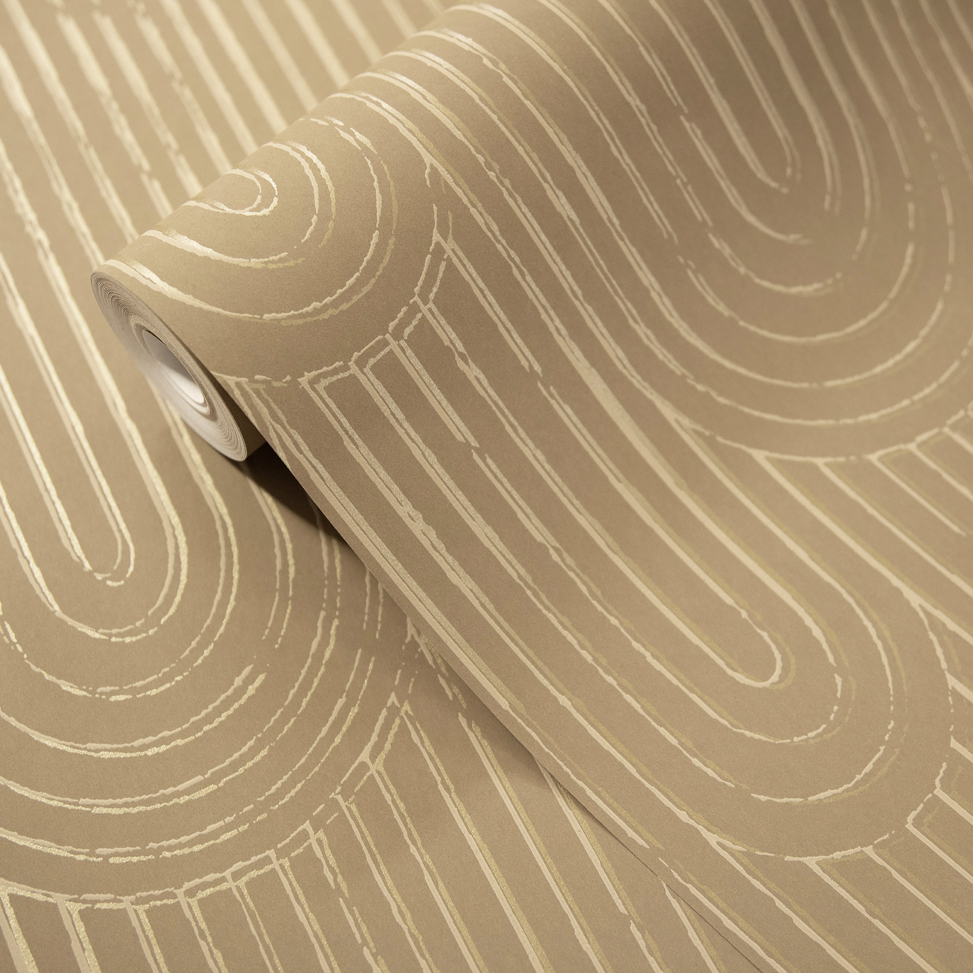 Hohenberger Vliestapete Chalk Colosseo Caramel 65524