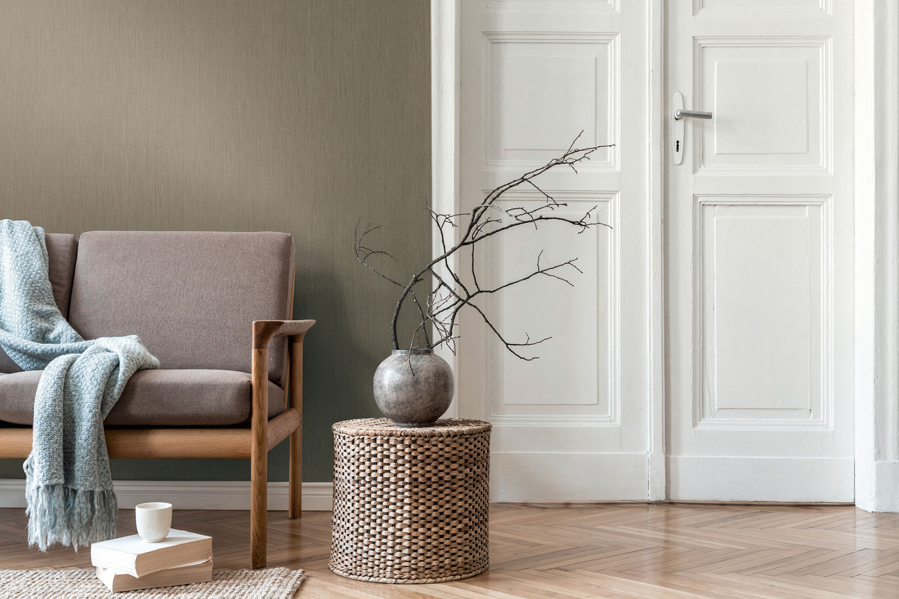 AS Vliestapete Daniel Hechter 7 Unis Khaki 781556