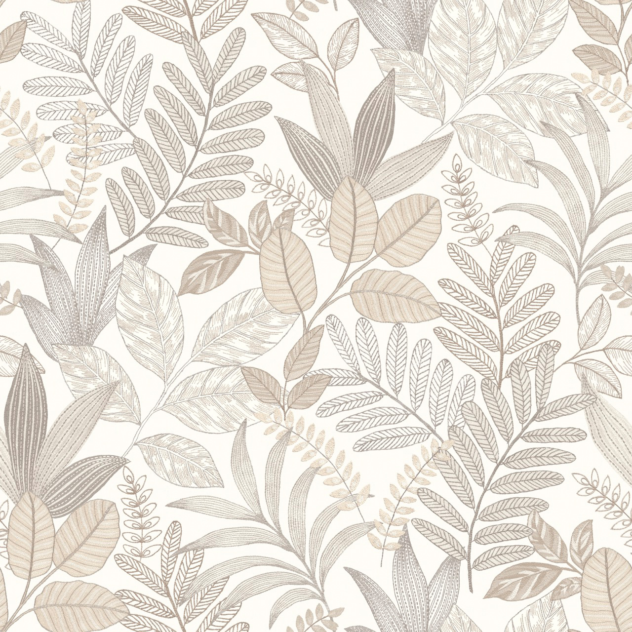 Thomas Vliestapete Attraction weiss Pflanzen AL26290