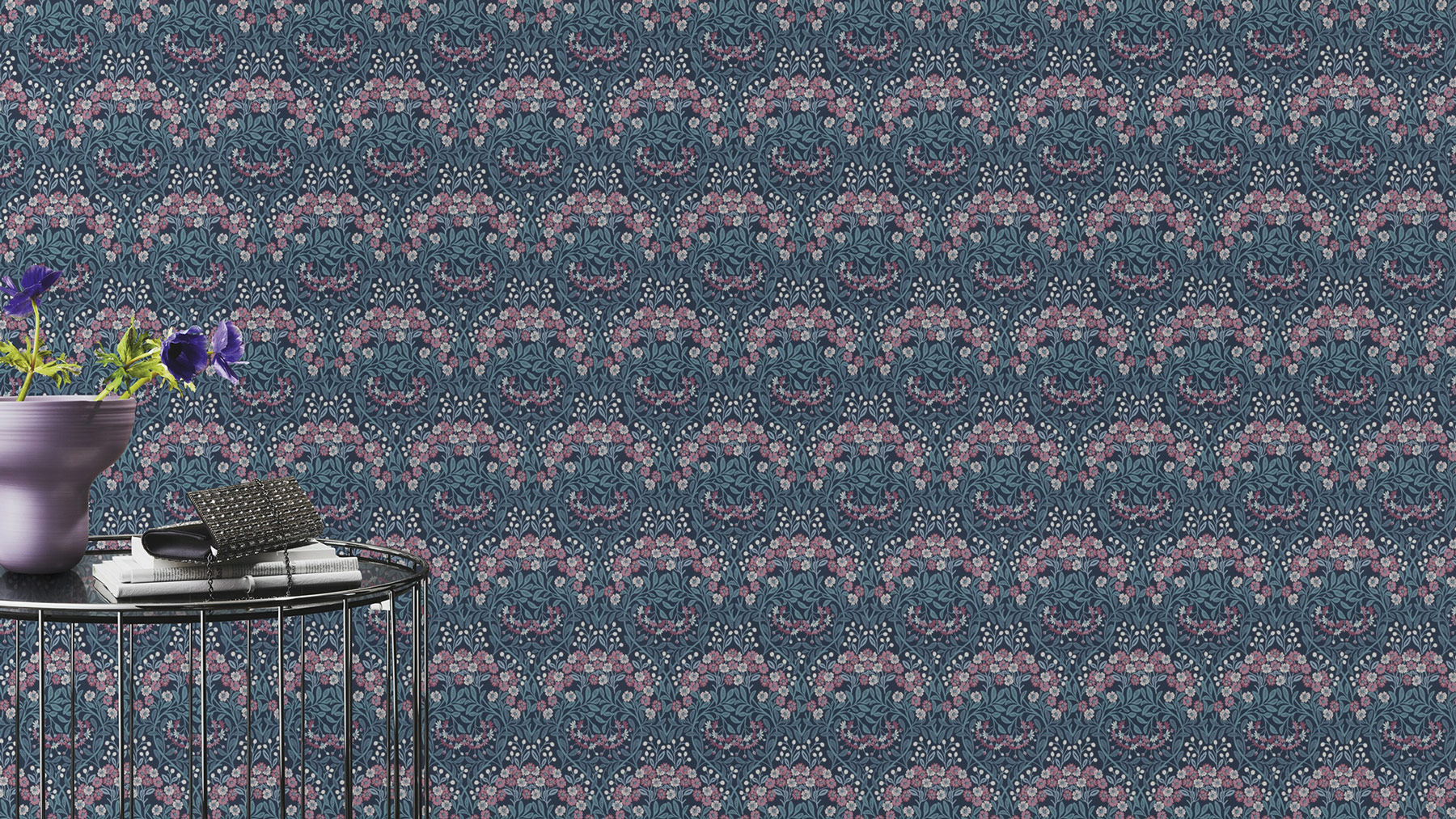 Rasch Vliestapete Sophia Blumenranke 710038