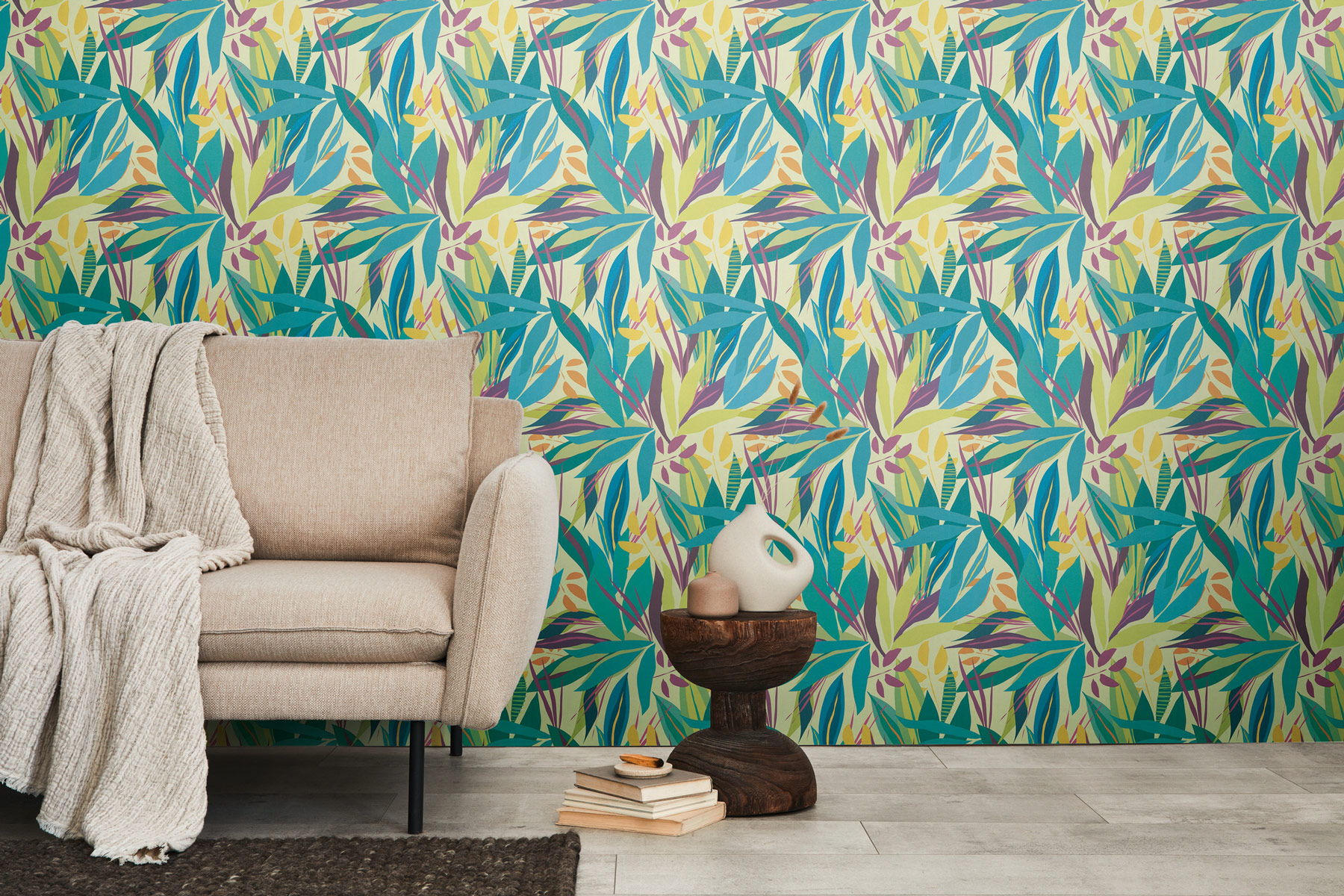 AS Vliestapete Anna d'Andrea Floral Bunt 782092