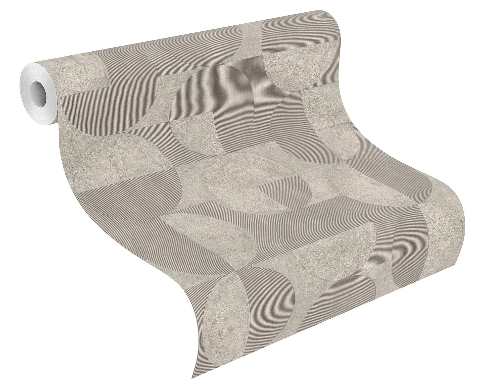 Rasch Vliestapete Concrete Kreise 521316