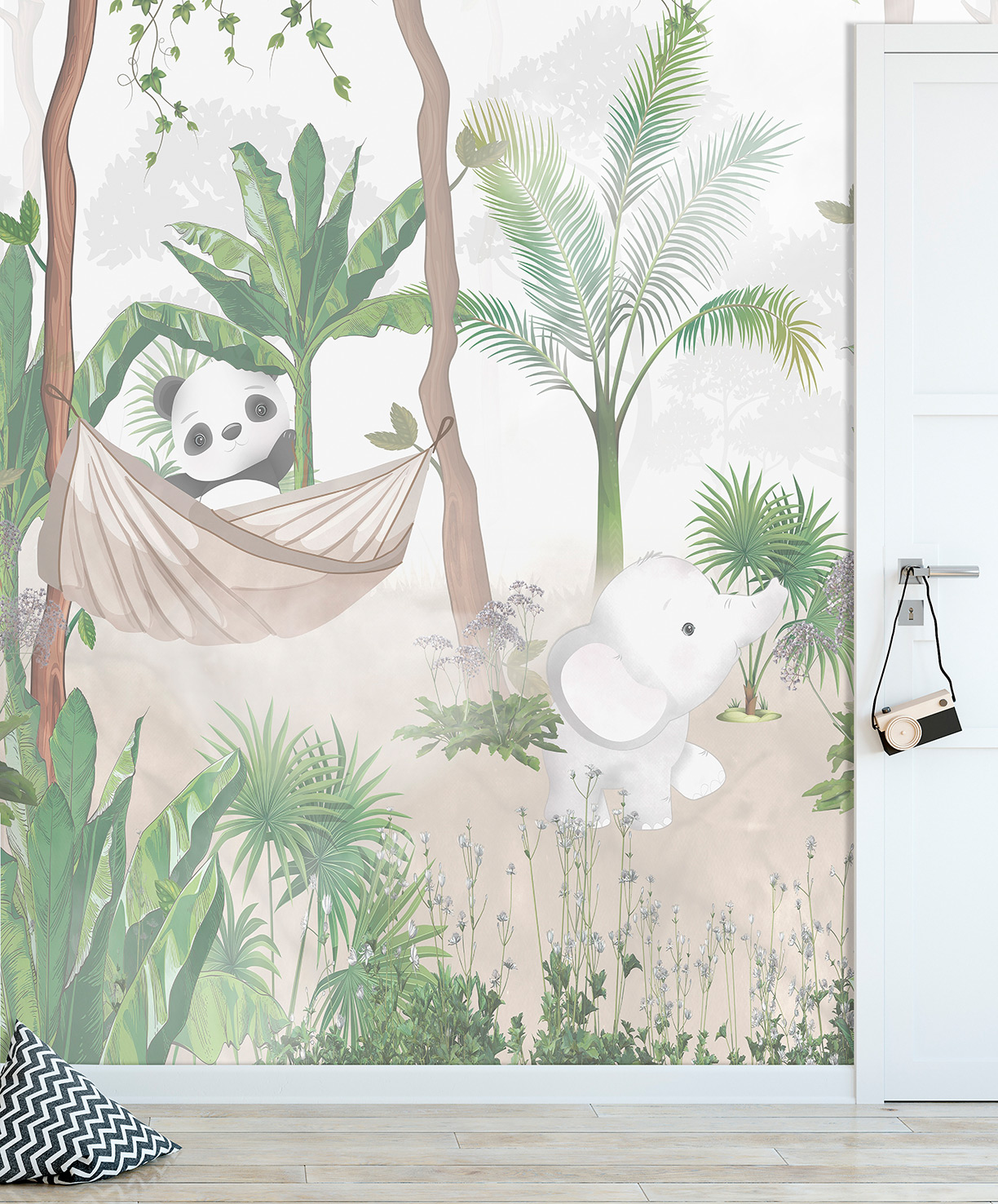 Decoprint Fototapete Cute Walls Dschungel Panda CW60101