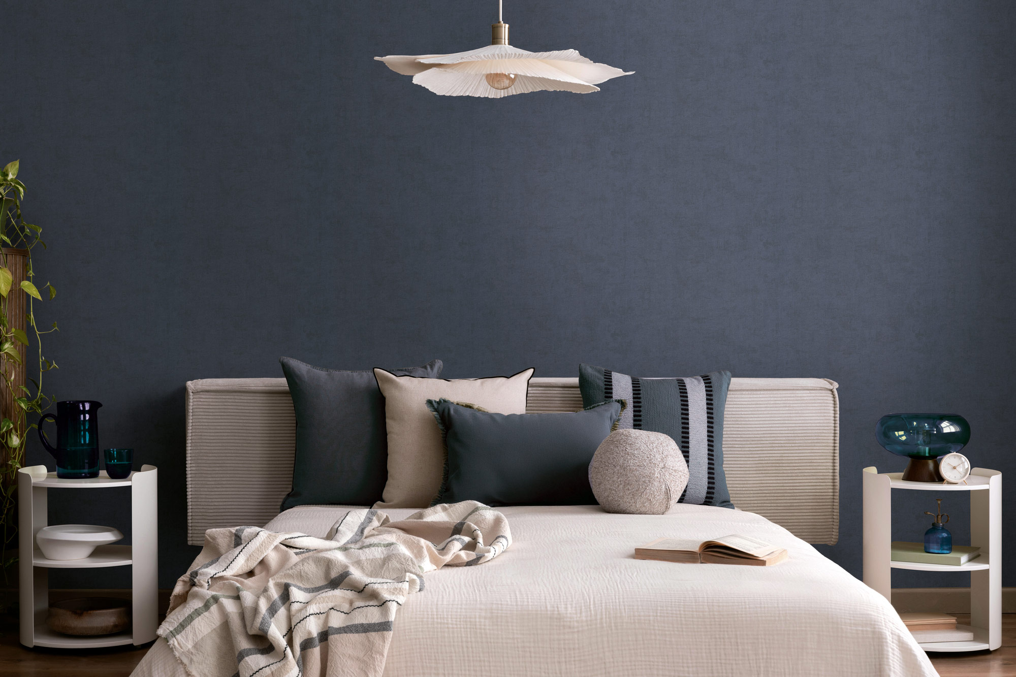 AS Vliestapete Nordic Feeling Unitapete Blau 791528